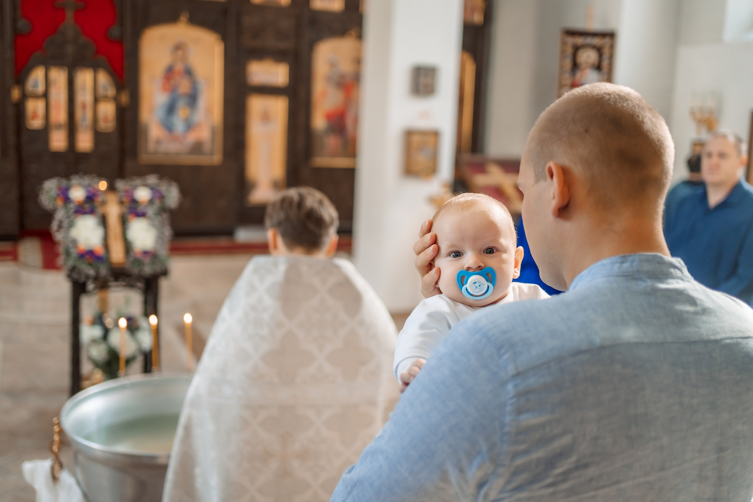 Крещение Данилы, Храм иконы Божией Матери «Всех скорбящих радость». Семейный фотограф в Саратове