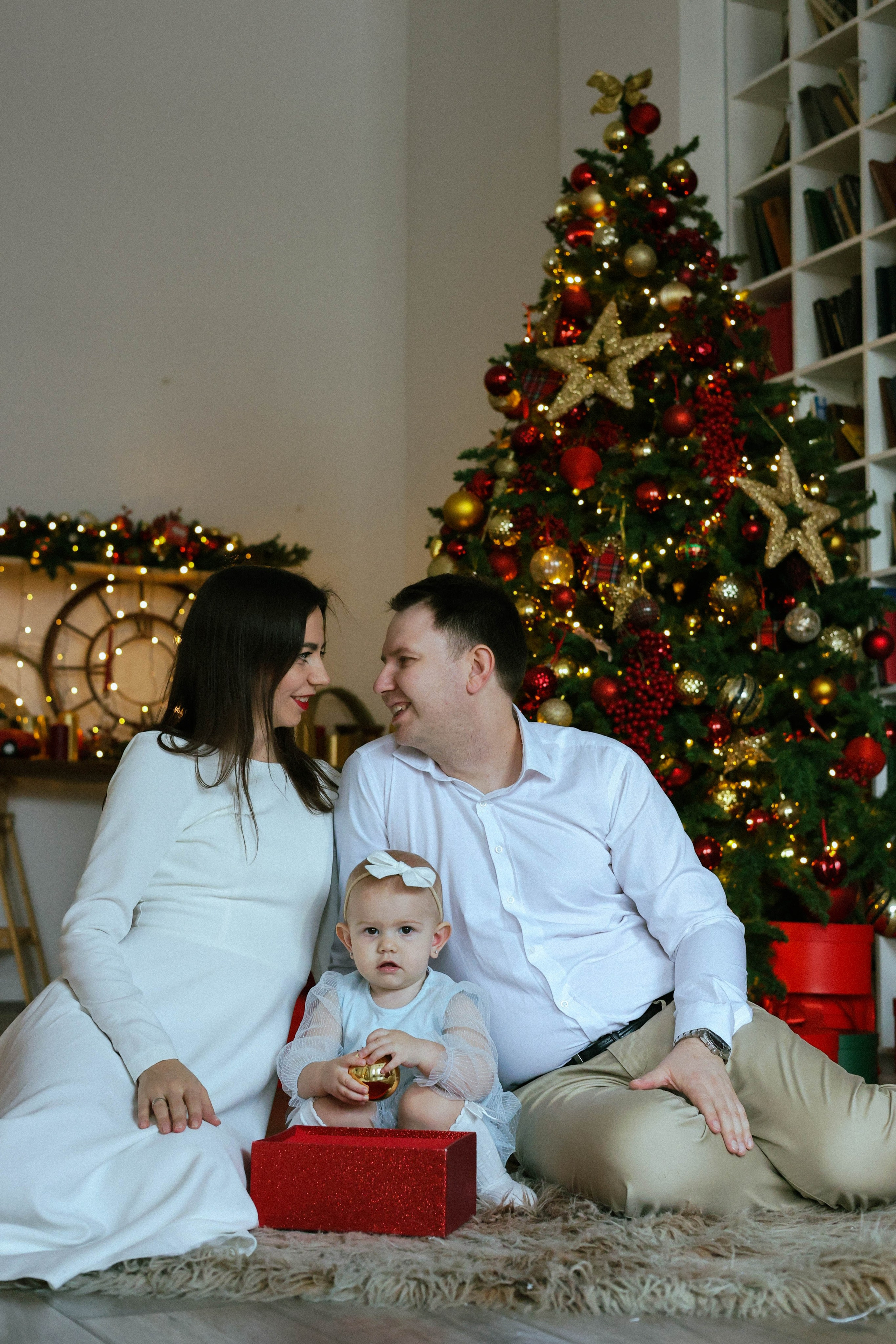 Новогодняя история «Ирина и ее семья». Фотограф в Москве Анастасия Калинина