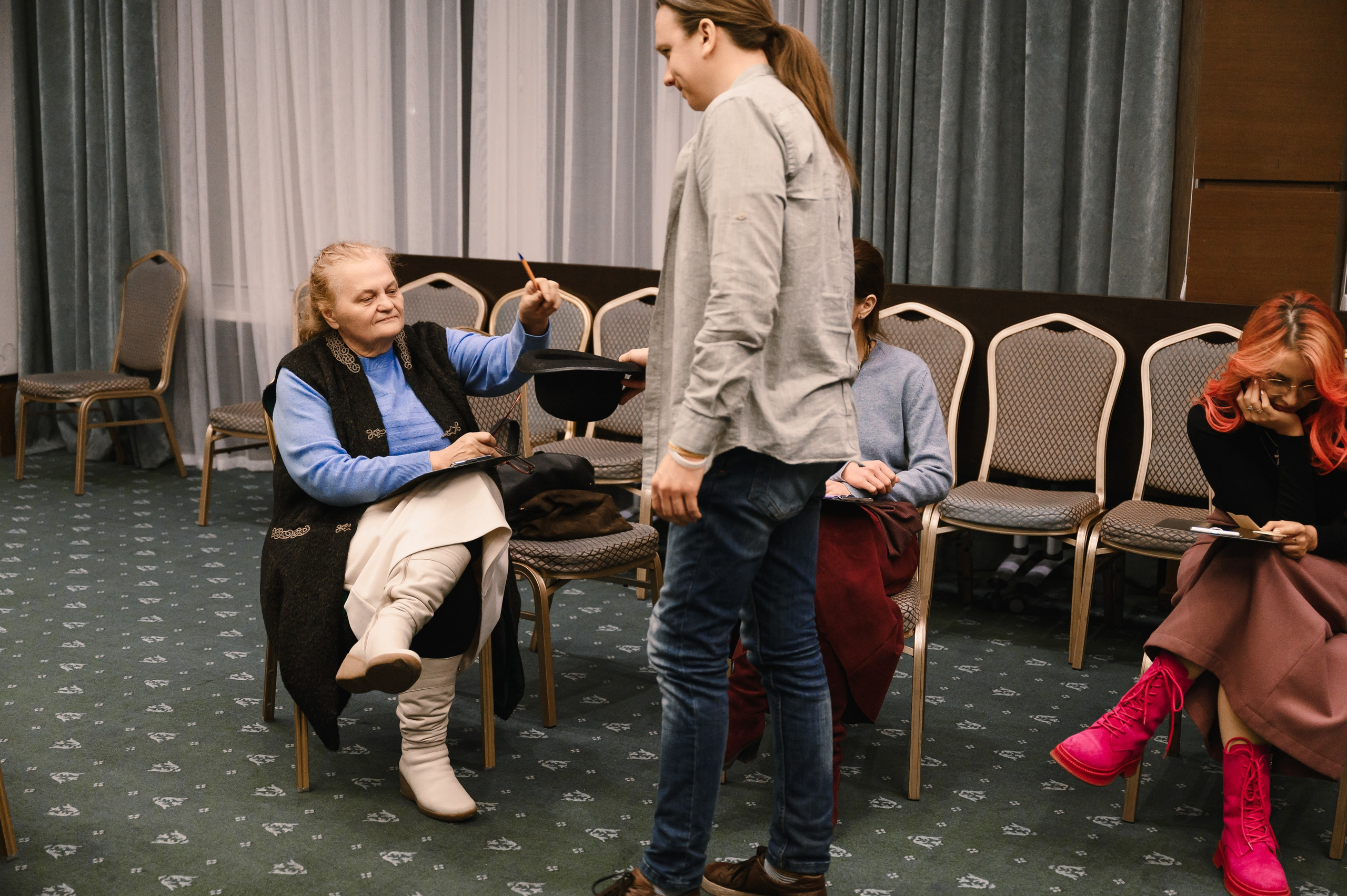 «Театр в квадрате». Клуб Читалка. Wedding and family photographer USA