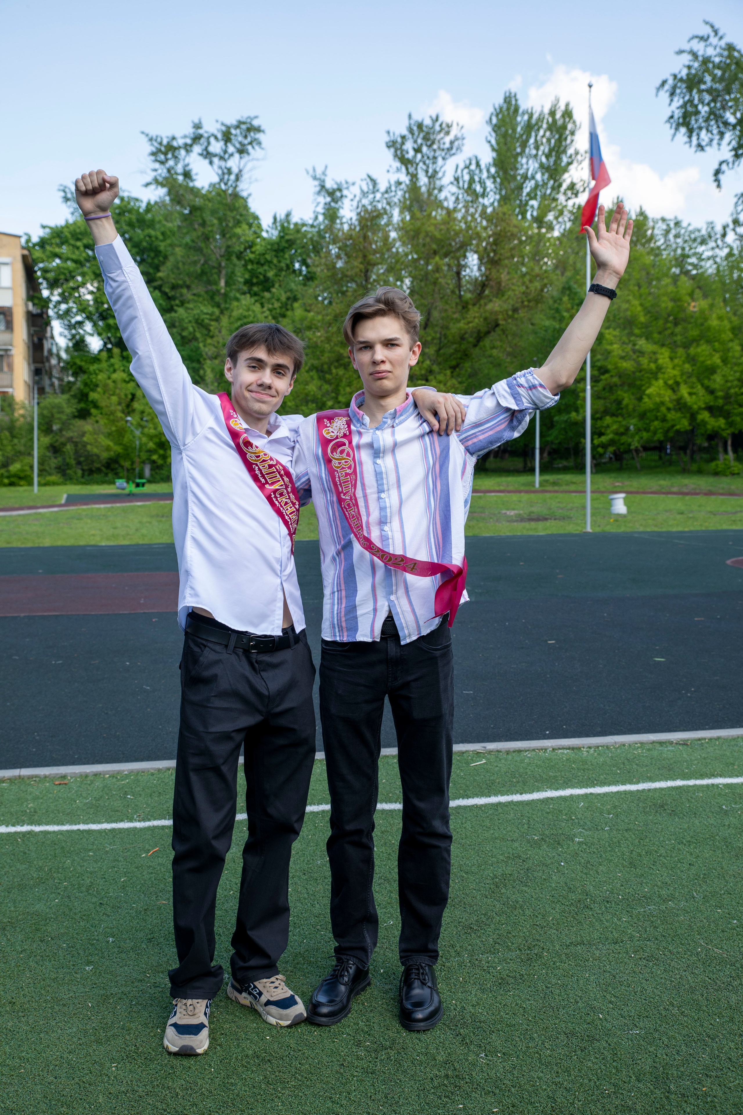 Последний звонок Школа Баренбаума 1517. Фотограф в Москве Яна Полосина