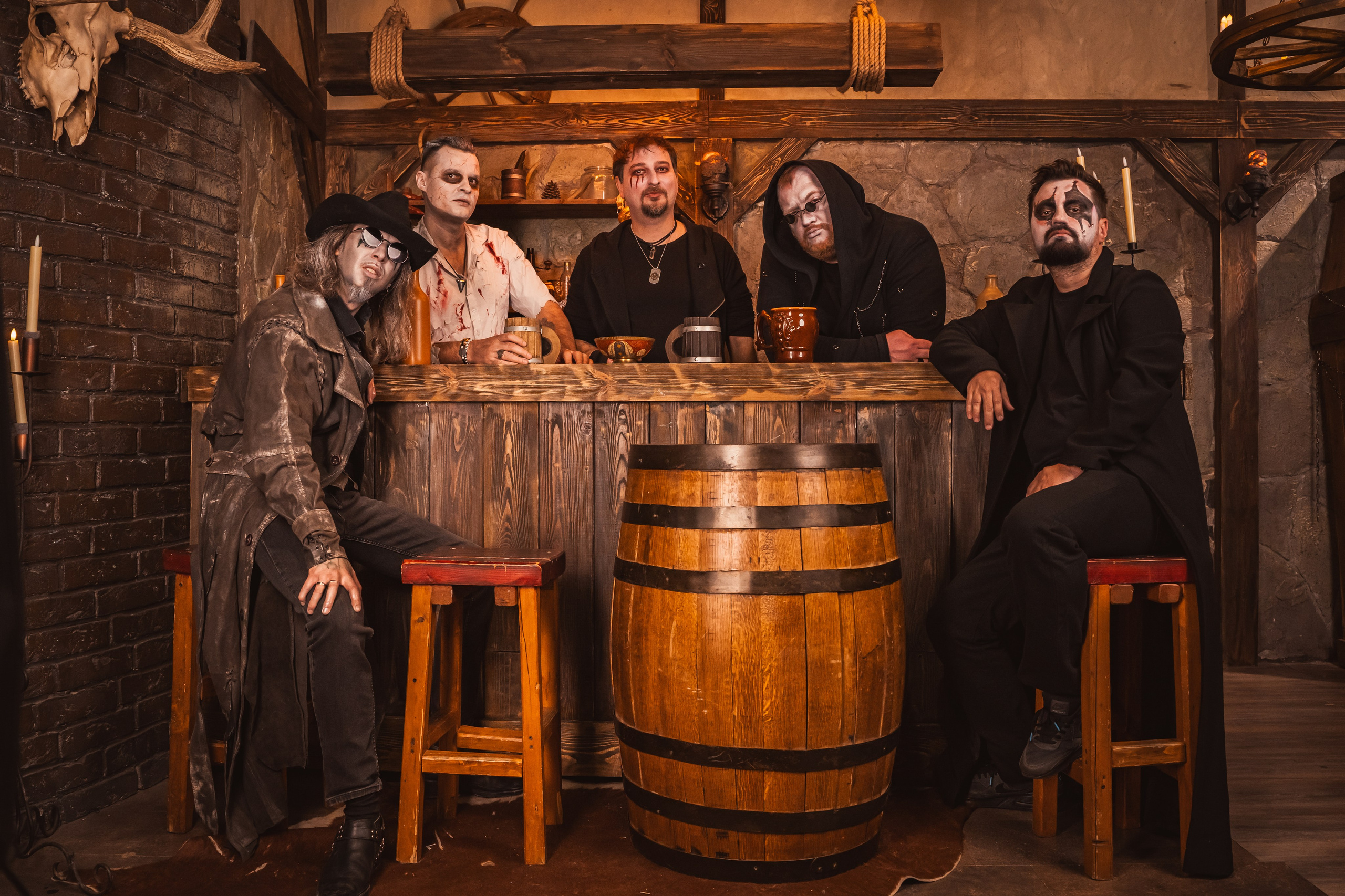 Группа NAGART в таверне. Репортажный фотограф Анастасия Рубцова