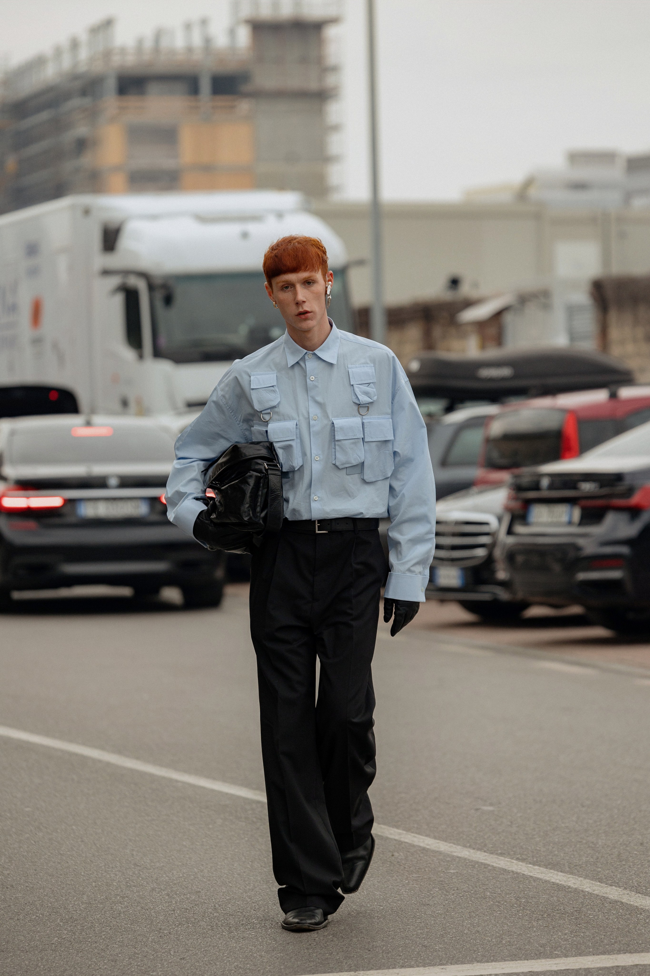 Milan Mens fashion week FW 24/25 PRADA. Photographer in Milan Ivan Goncharov