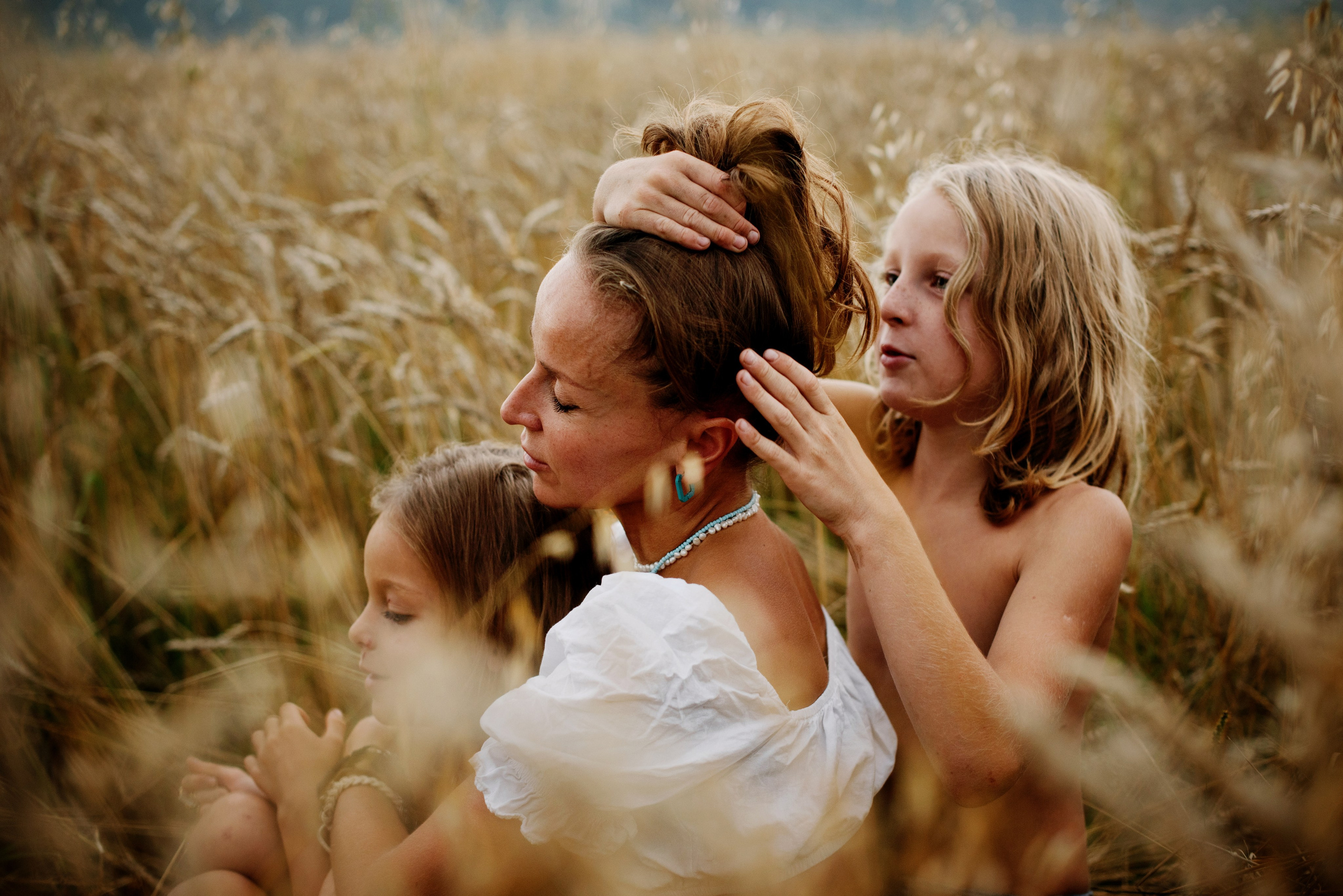 Таня и дети. Фотограф Томск Наталья Стволова