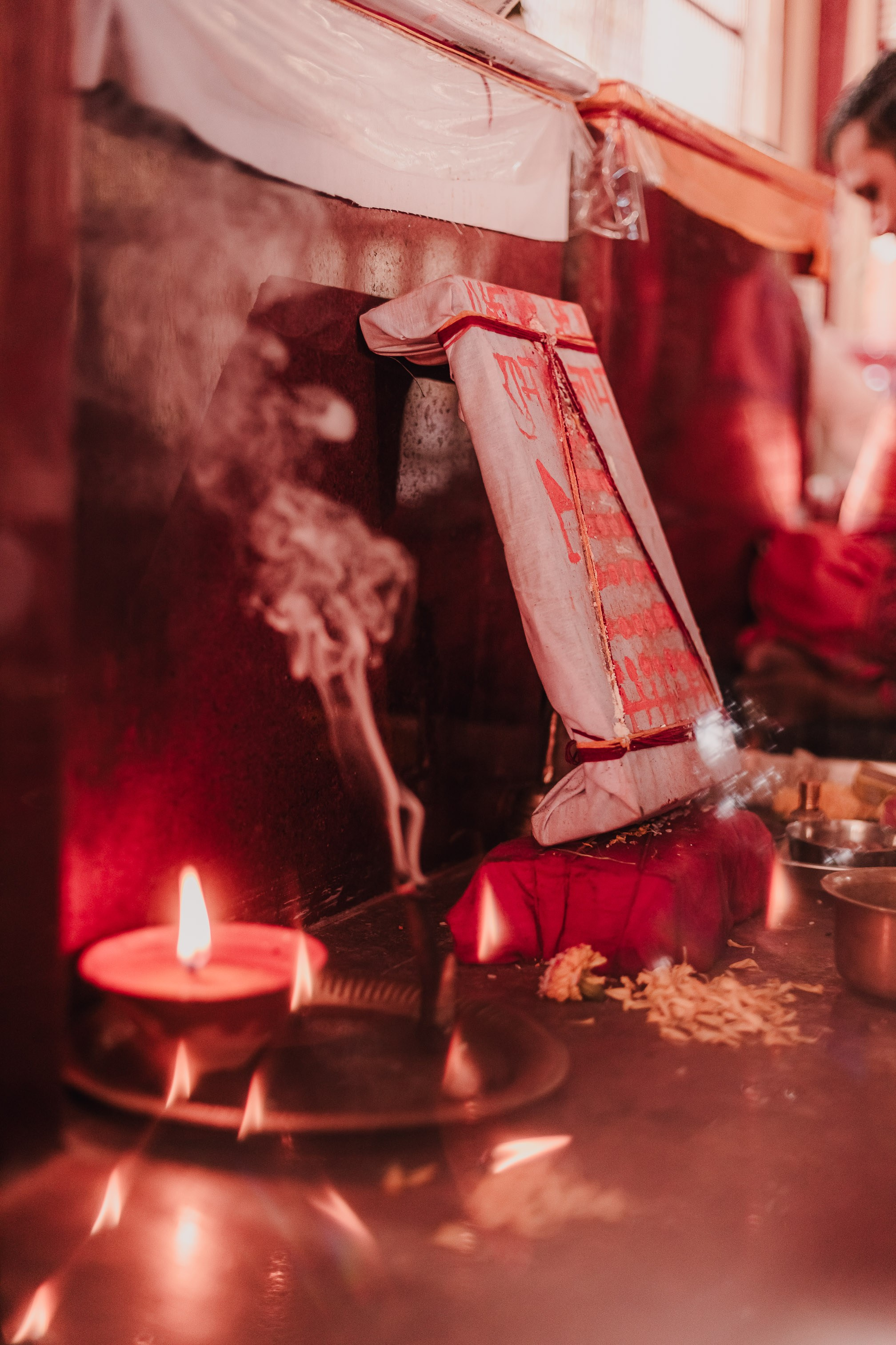Lakshmi pooja in India. Mariam Bagdasaryan