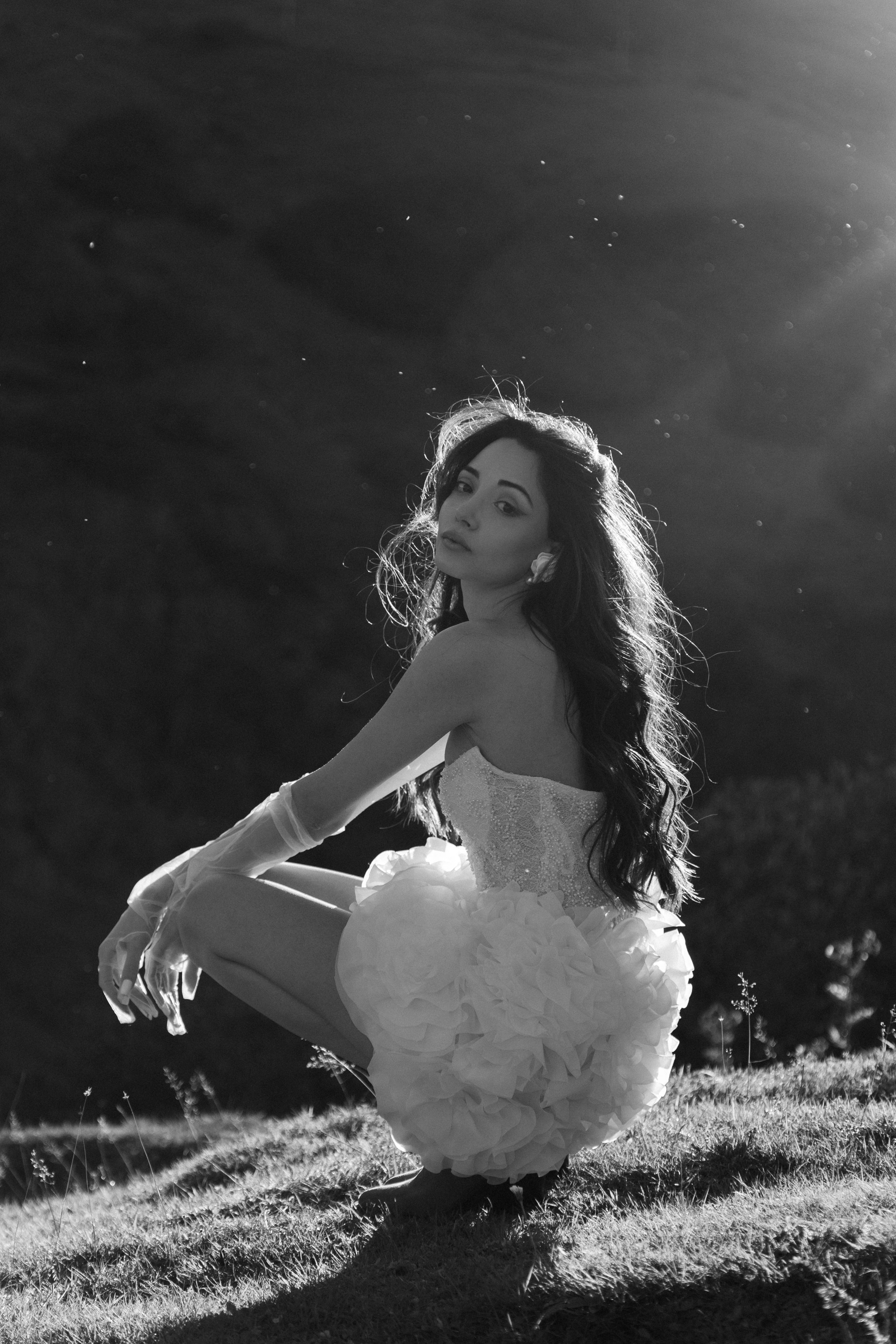 Свадьба в горах на закате