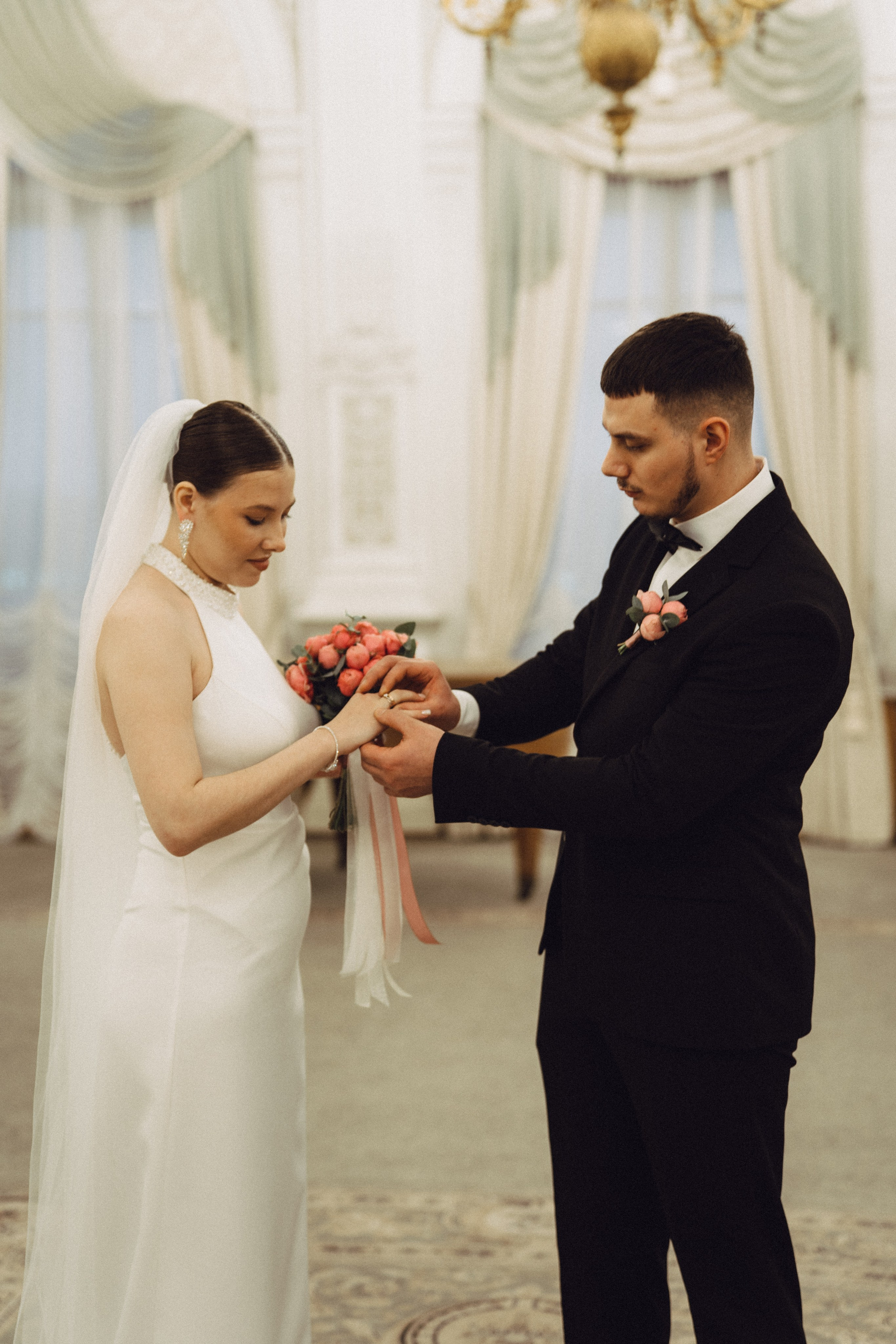 СВАДЕБНАЯ СЬЕМКА В ПЕВОМ ДВОРЦЕ БРАКОСОЧЕТАНИЯ. Профессиональный фотограф, Санкт-Петербург — Виктория Богомолова