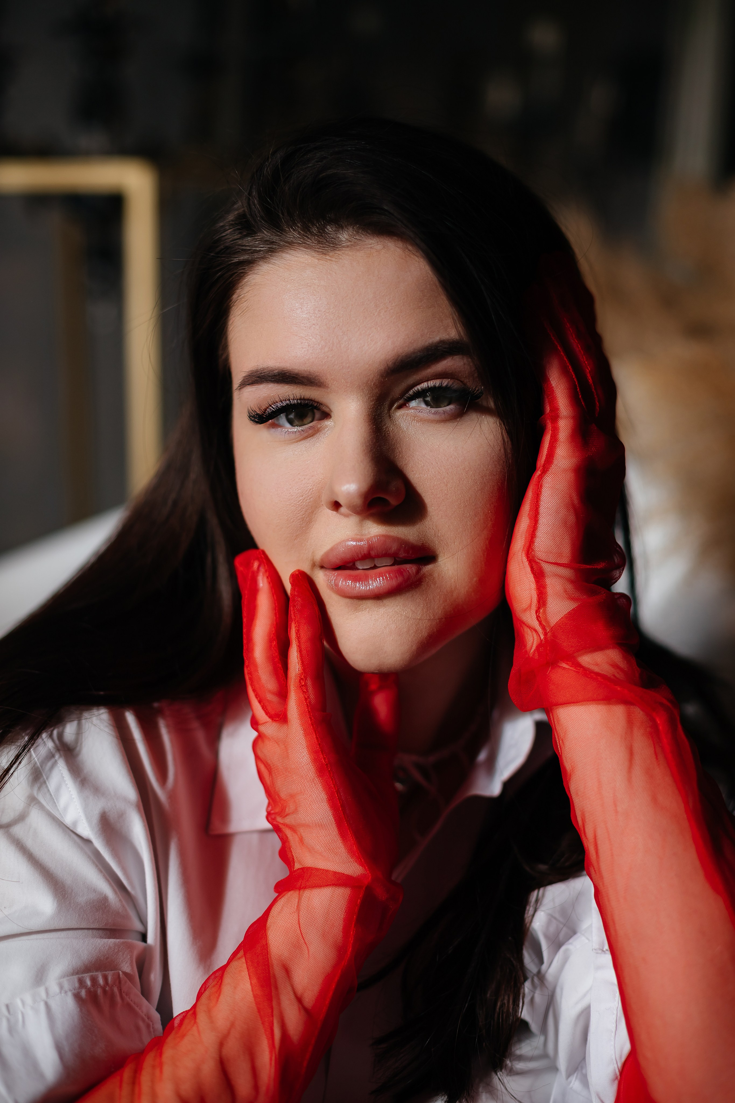 Яна в студии «Ванна». Фотограф Калуга