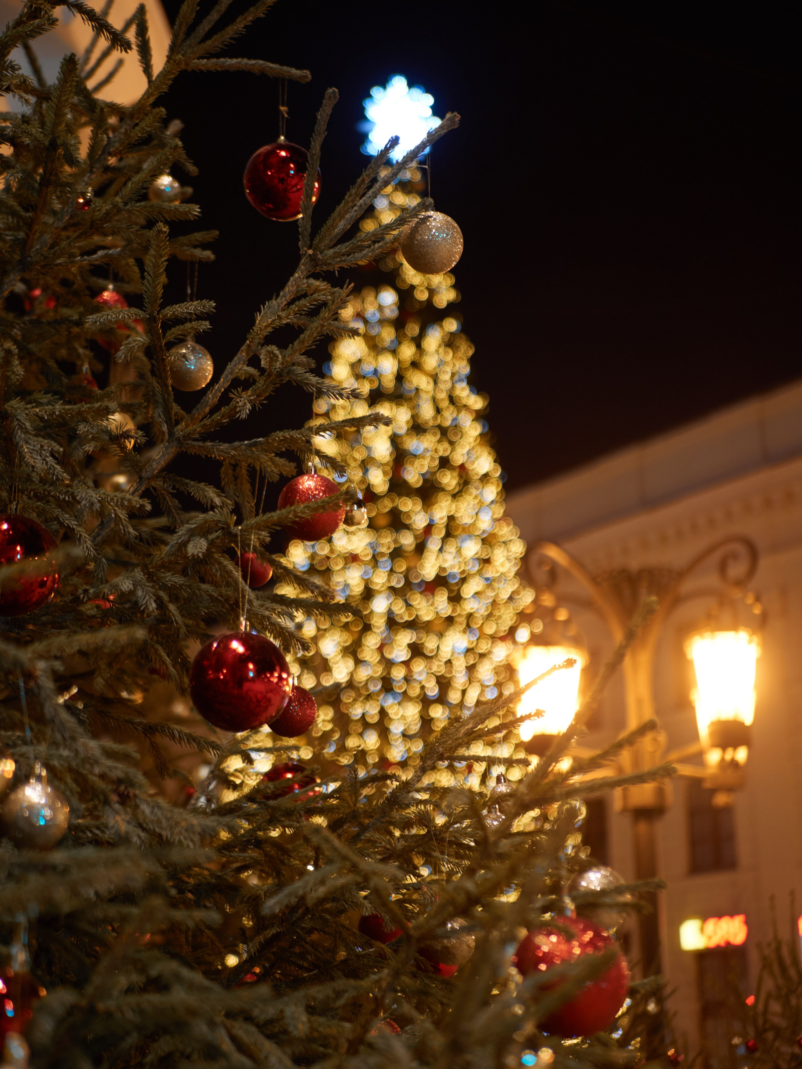 Елка на улице Ленинградской в Самаре