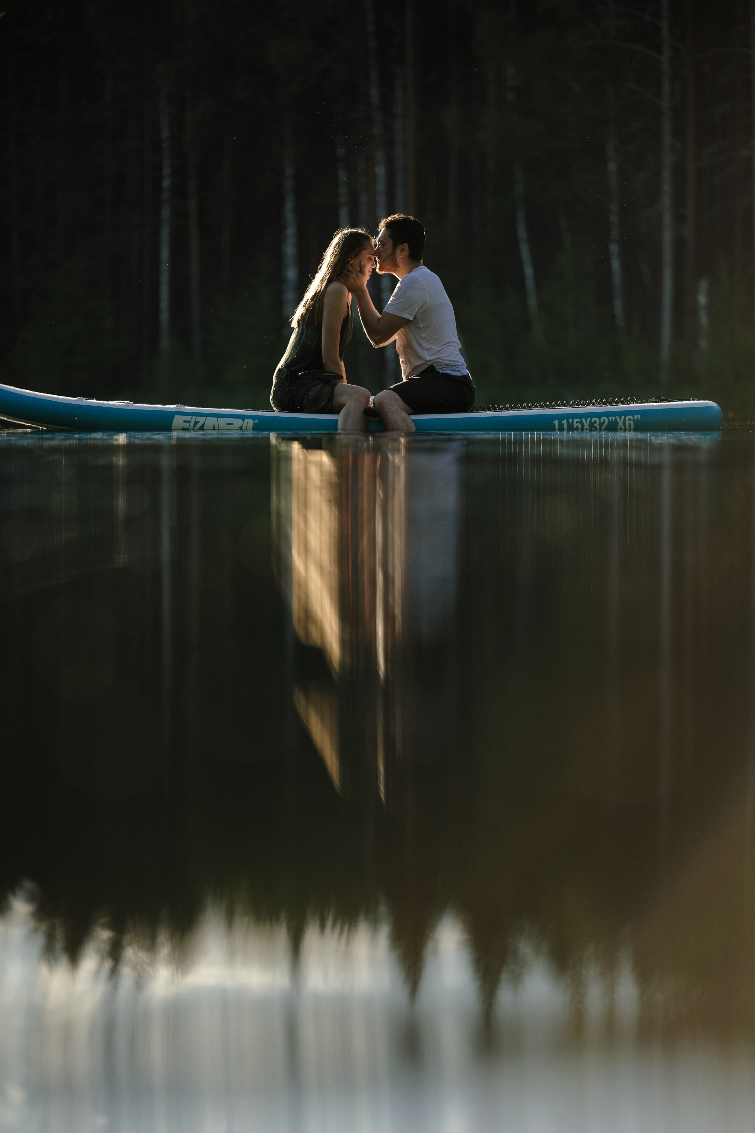 Петя и Лина, на сапах. Интерьерный фотограф и видеограф в Санкт-Петербурге Вадим Балбашевский