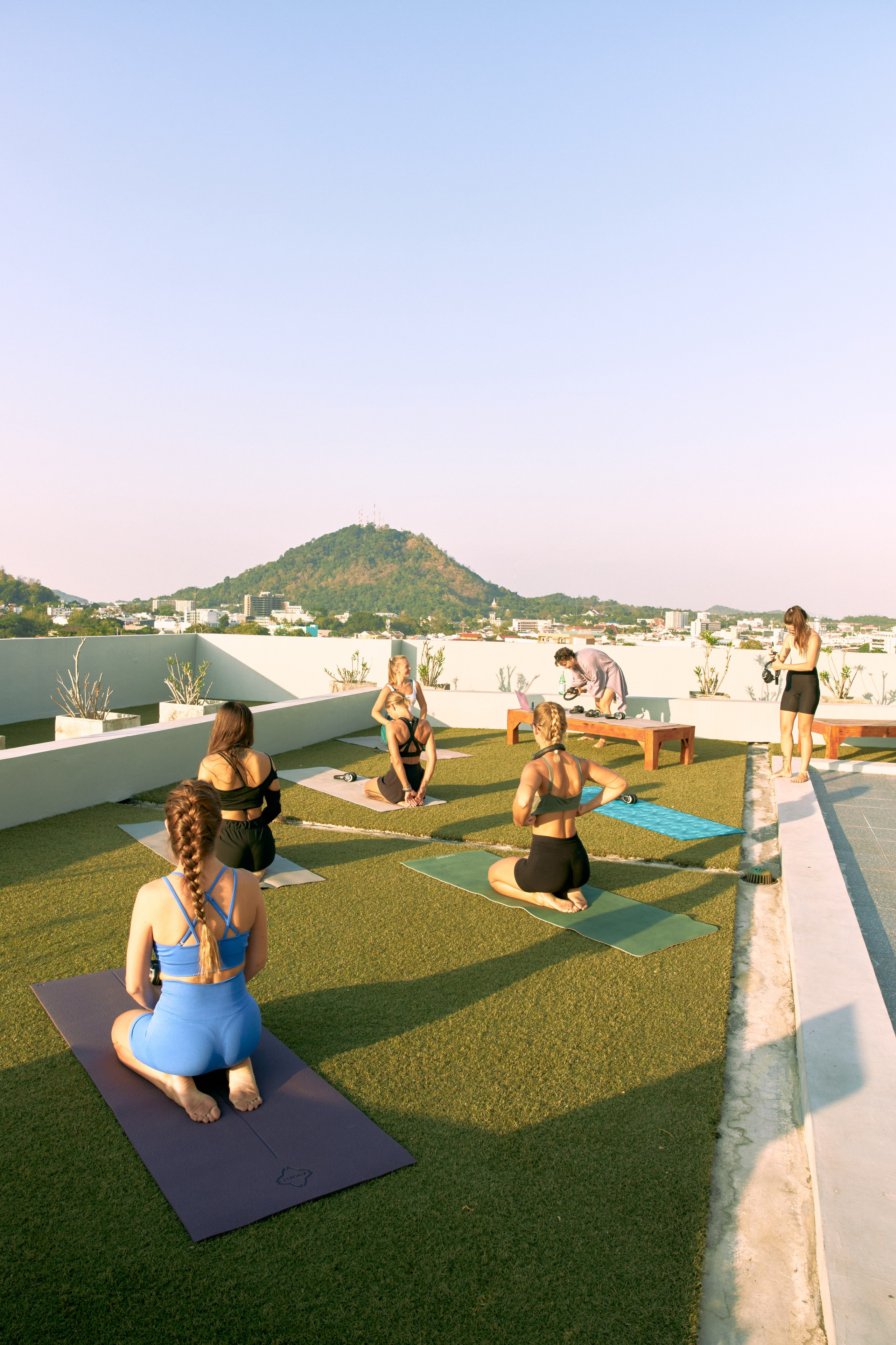 Йога на крыше. Фотограф в Ростове-на-Дону