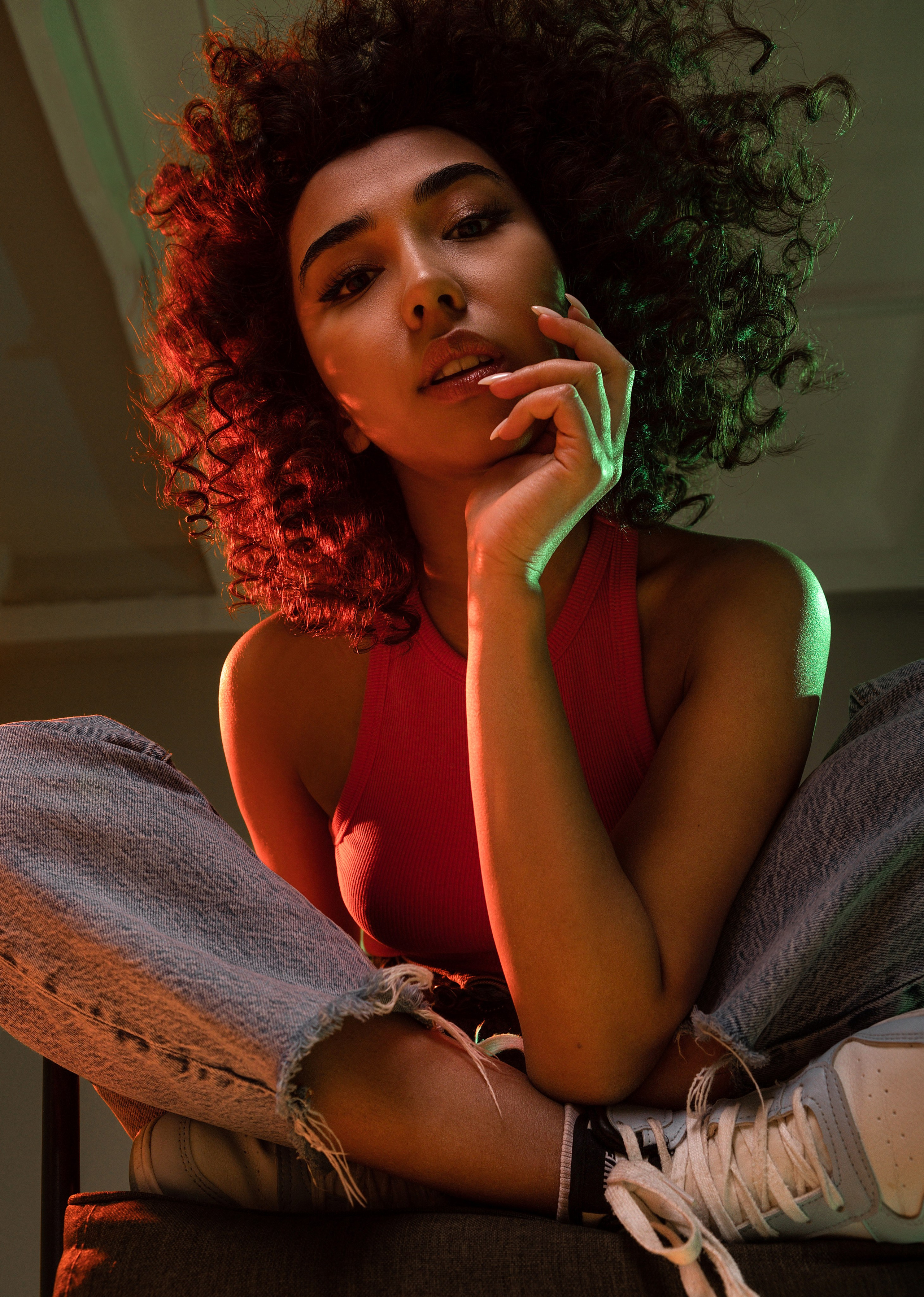 Фотосессия в студии с искусственным светом