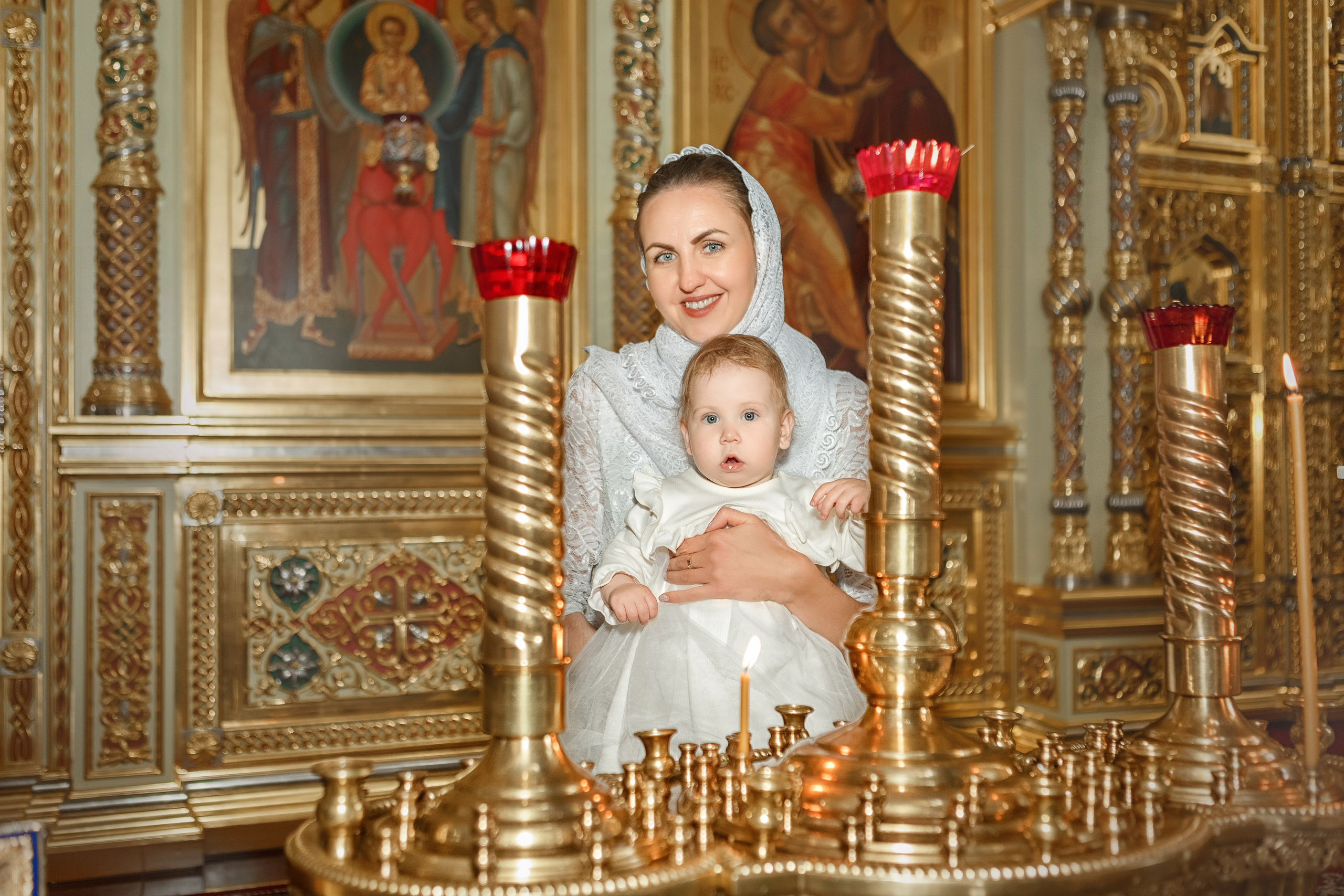Таинство крещения Ярины. Детский, семейный фотограф в Южно-Сахалинске, Невельске и Холмске