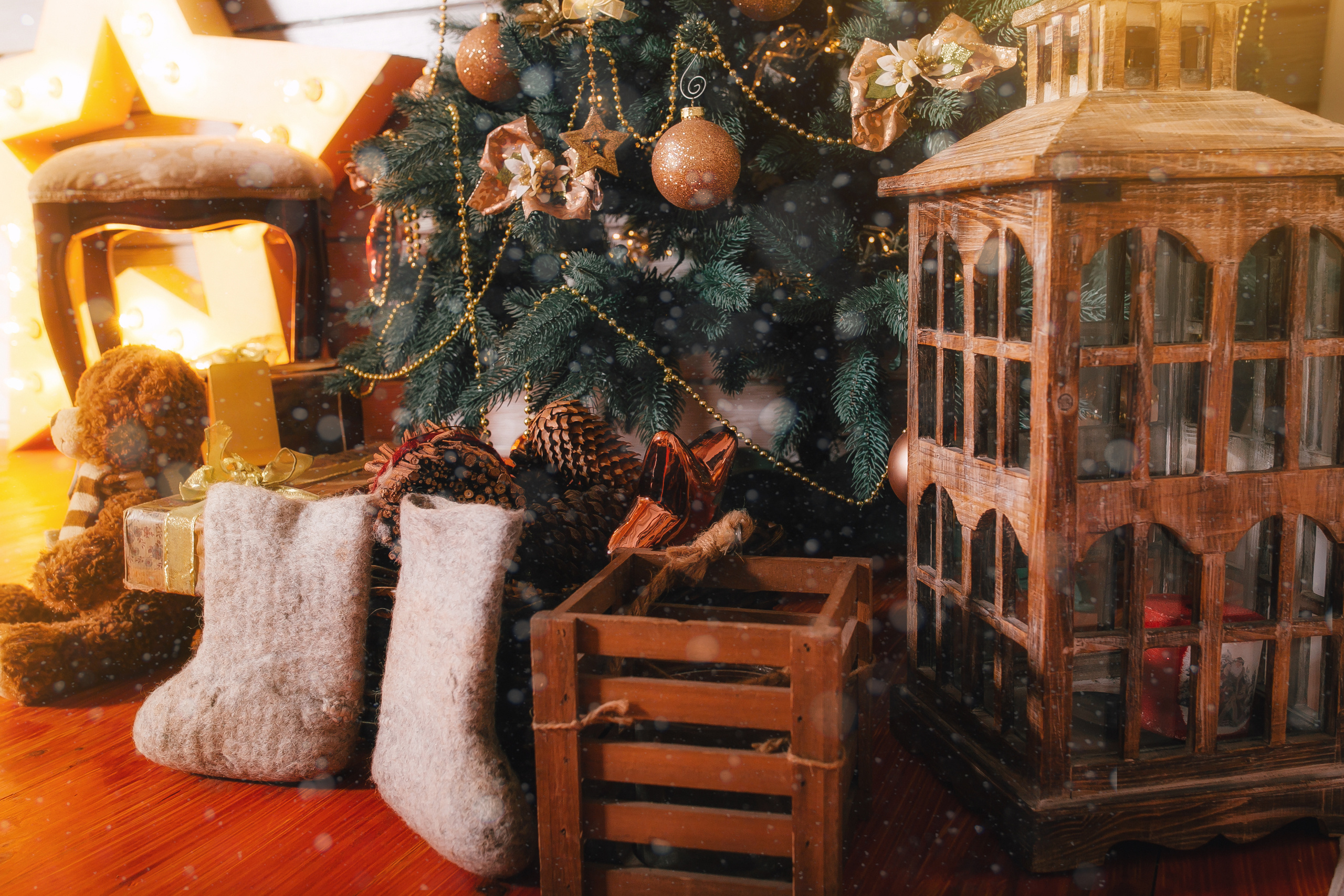 Новогодняя съёмка маленькой Евы и её мамы. Свадебный и семейный фотограф Витебск, Минск, Андрей Павлов