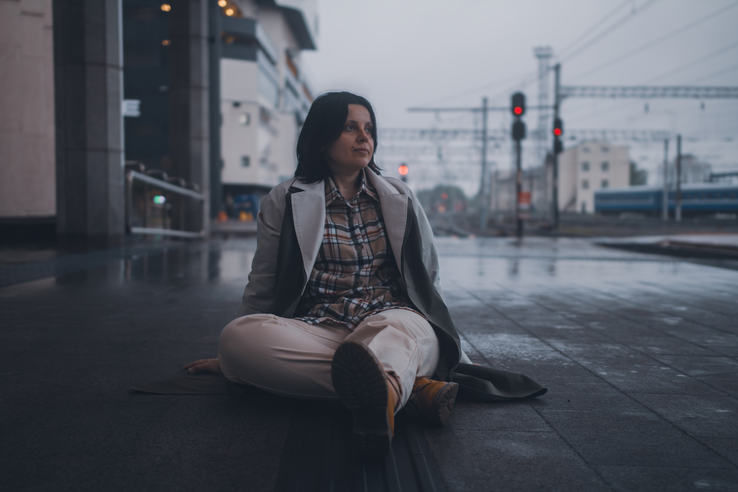 Фотосессия на вокзале