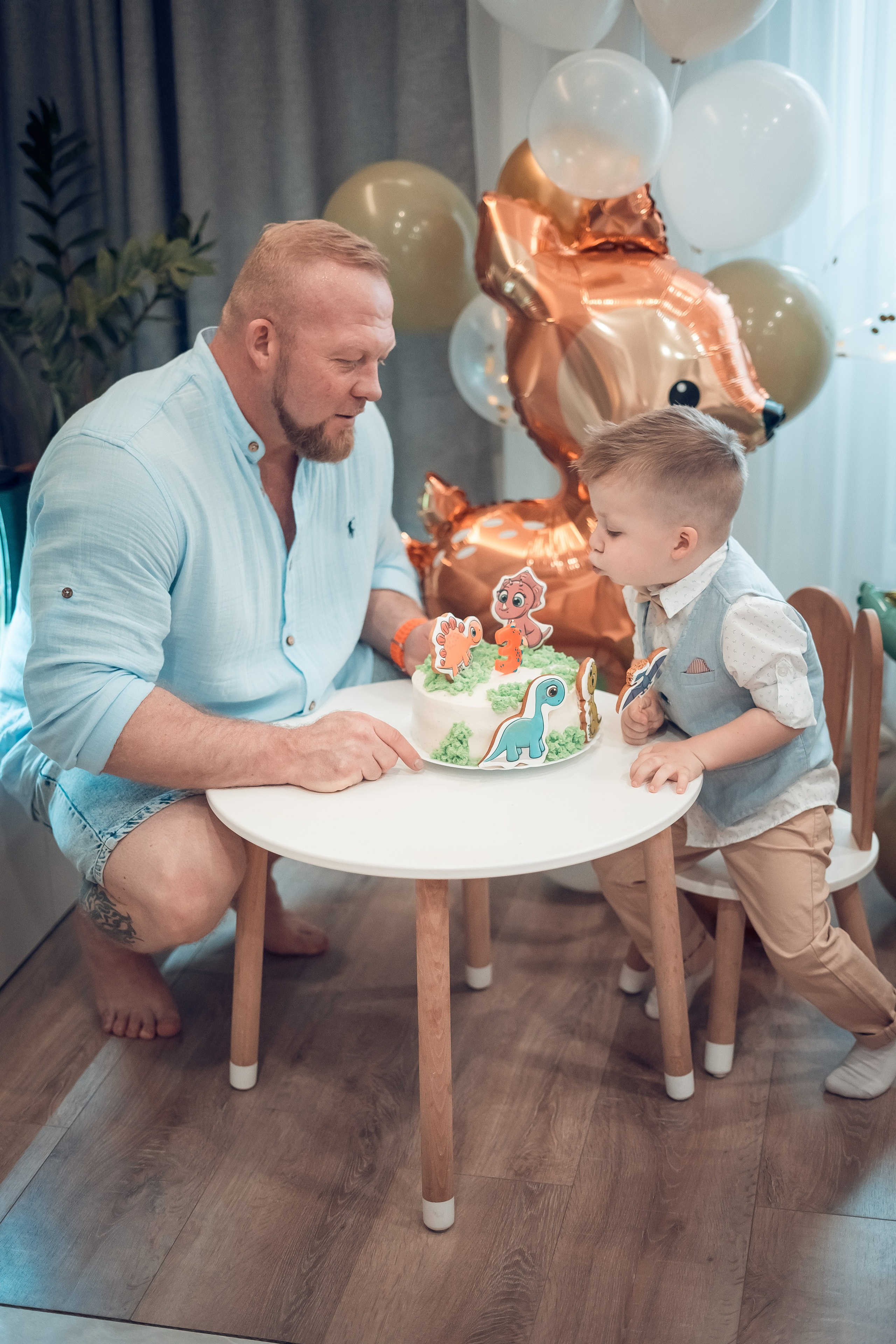 Дэвиду 3 годика