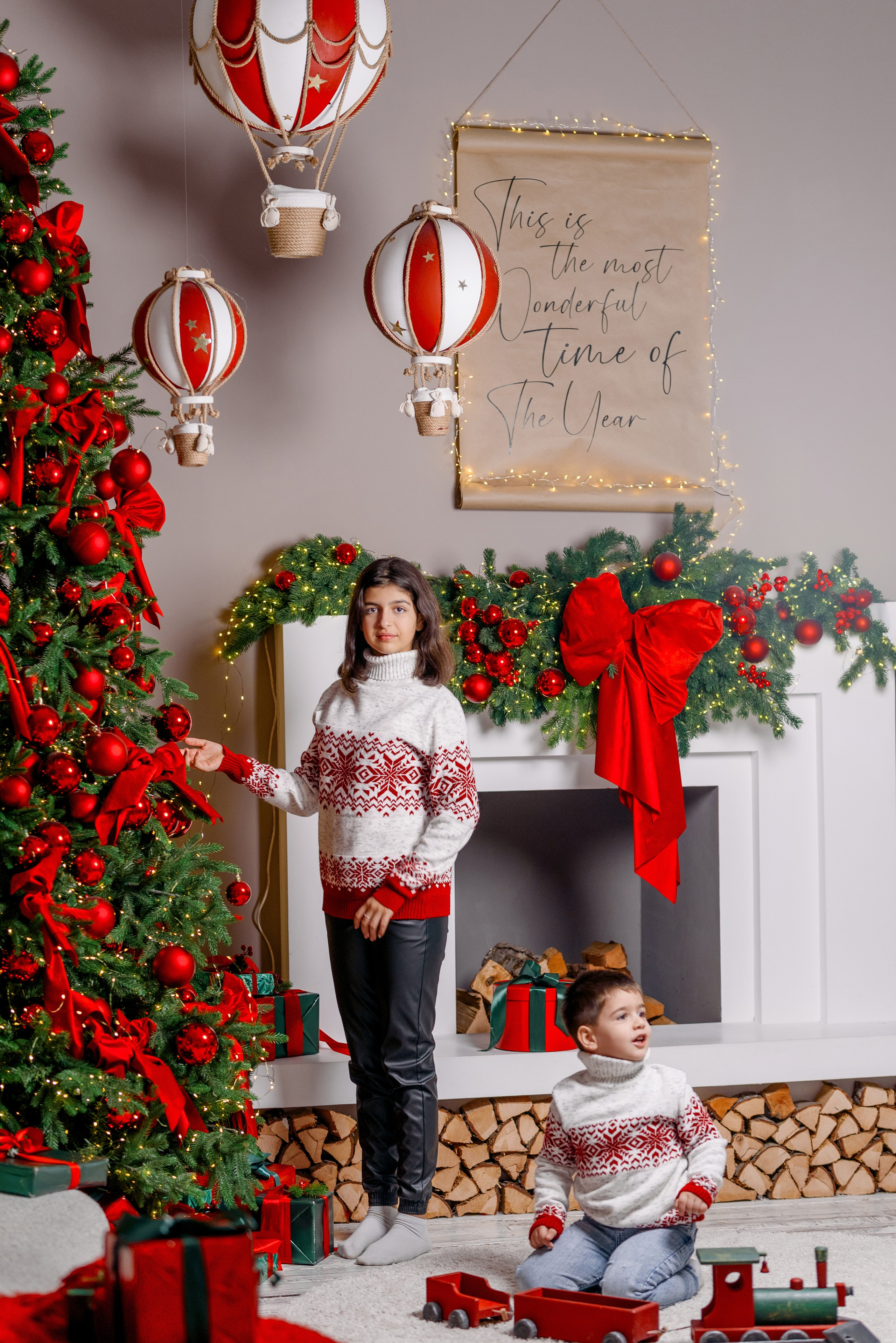 Новогодние съёмки сочи. Детский студийный фотограф Сочи