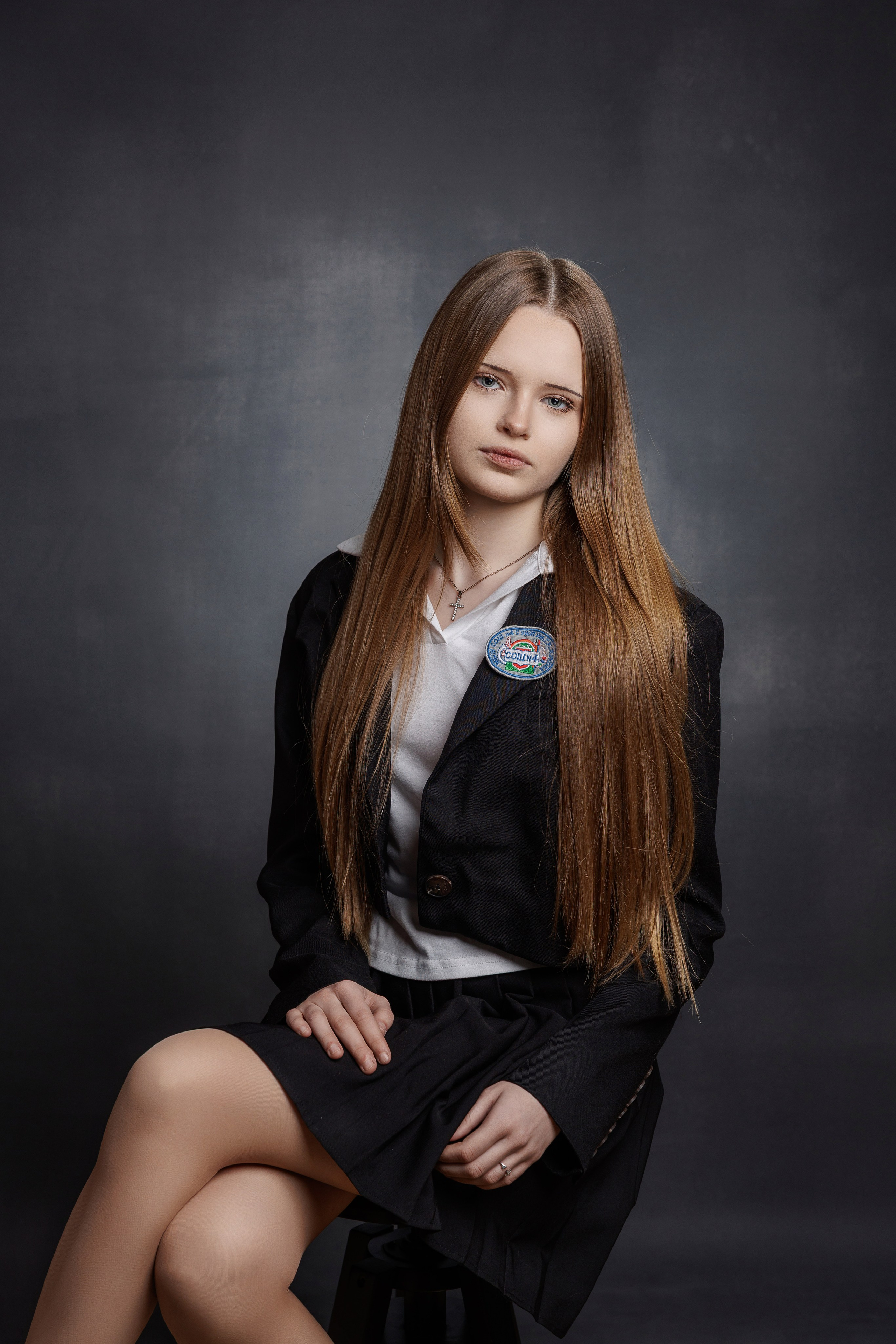 Зонт 135 + стрип с сотами (контр голая ад100 со стоек фона, фон -ад100 с снутом). Семейный фотограф Александр Передерий