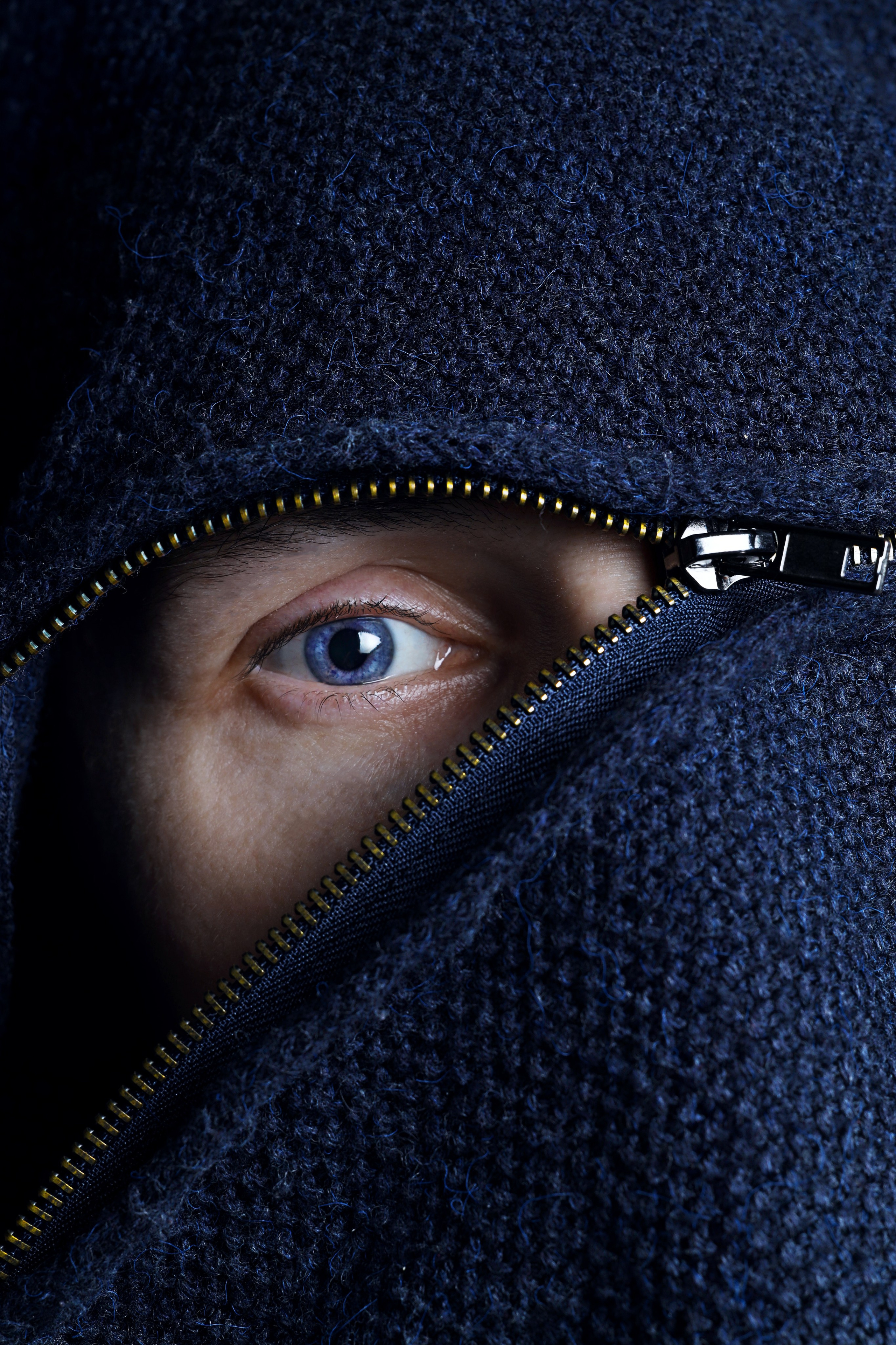 тематическая фотосессия текстуры и синий глаз