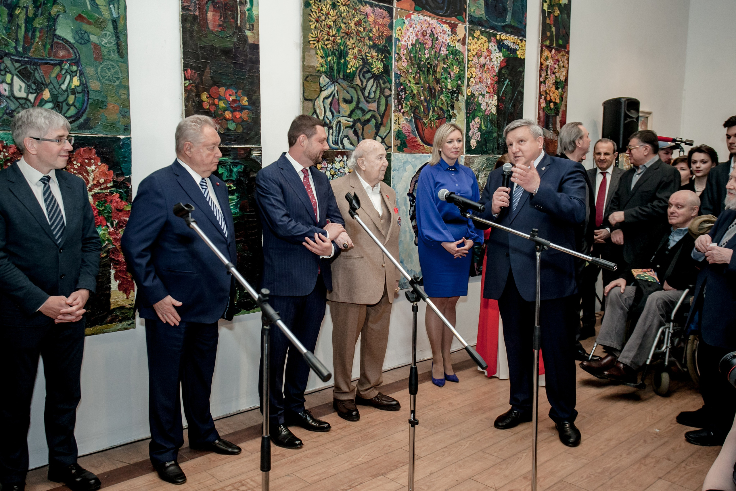 Открытие выставки Зураба Церетели. Art photographer Nino