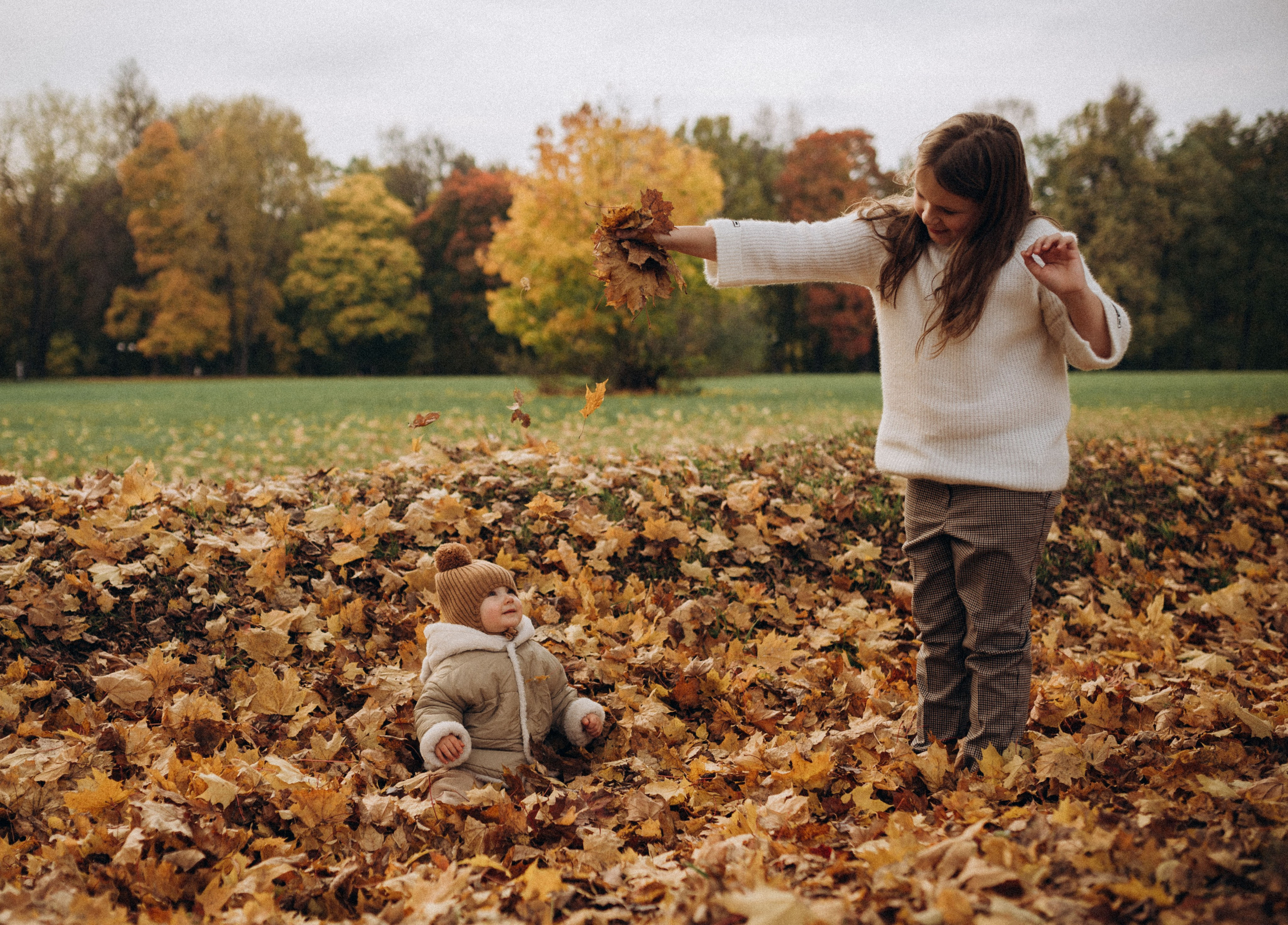 Осенняя фотосессия в парке. Семейный фотограф в Домодедово и Москве Елена Пичугина