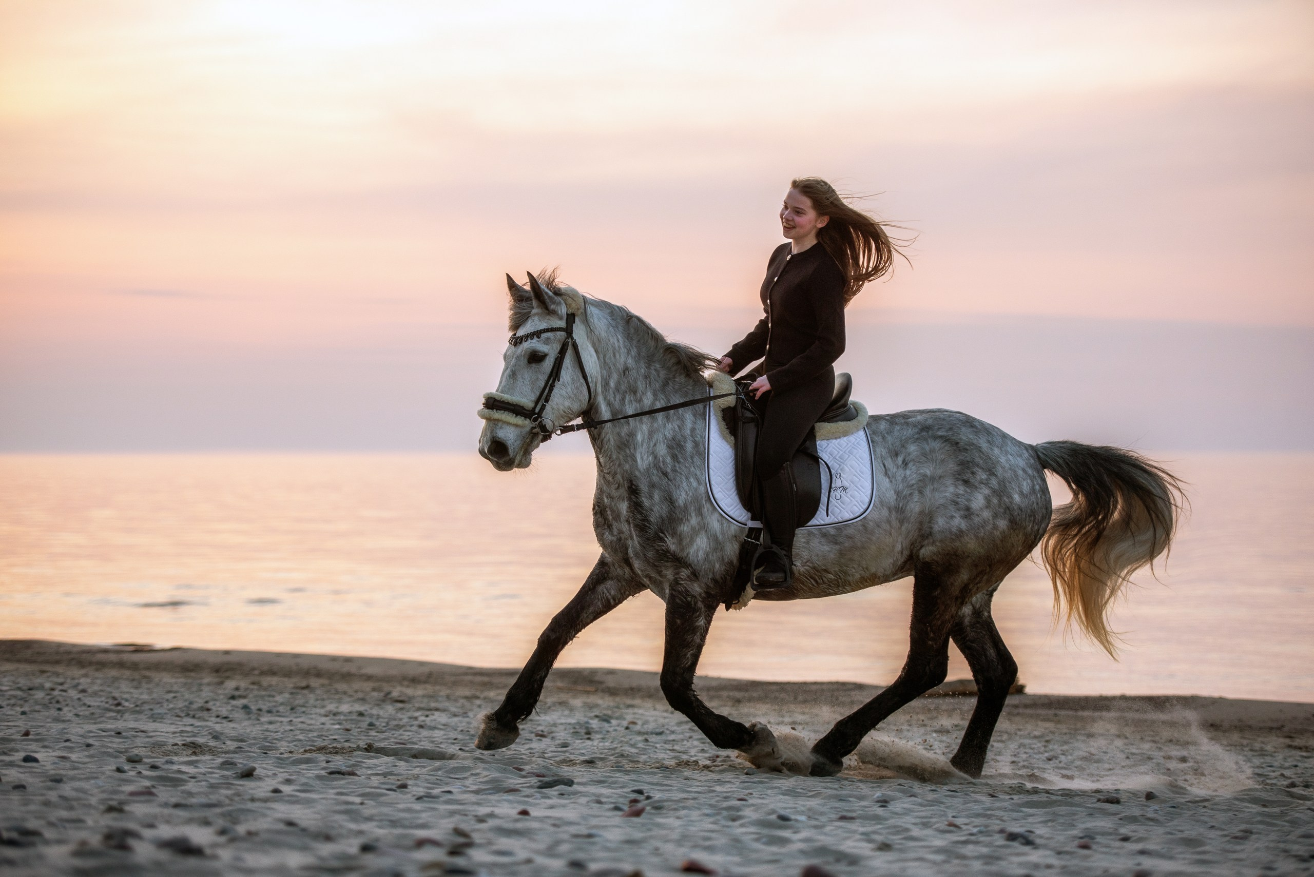 Побережье Балтийского моря. Фотограф с лошадьми в Калининграде Татьяна Ларина