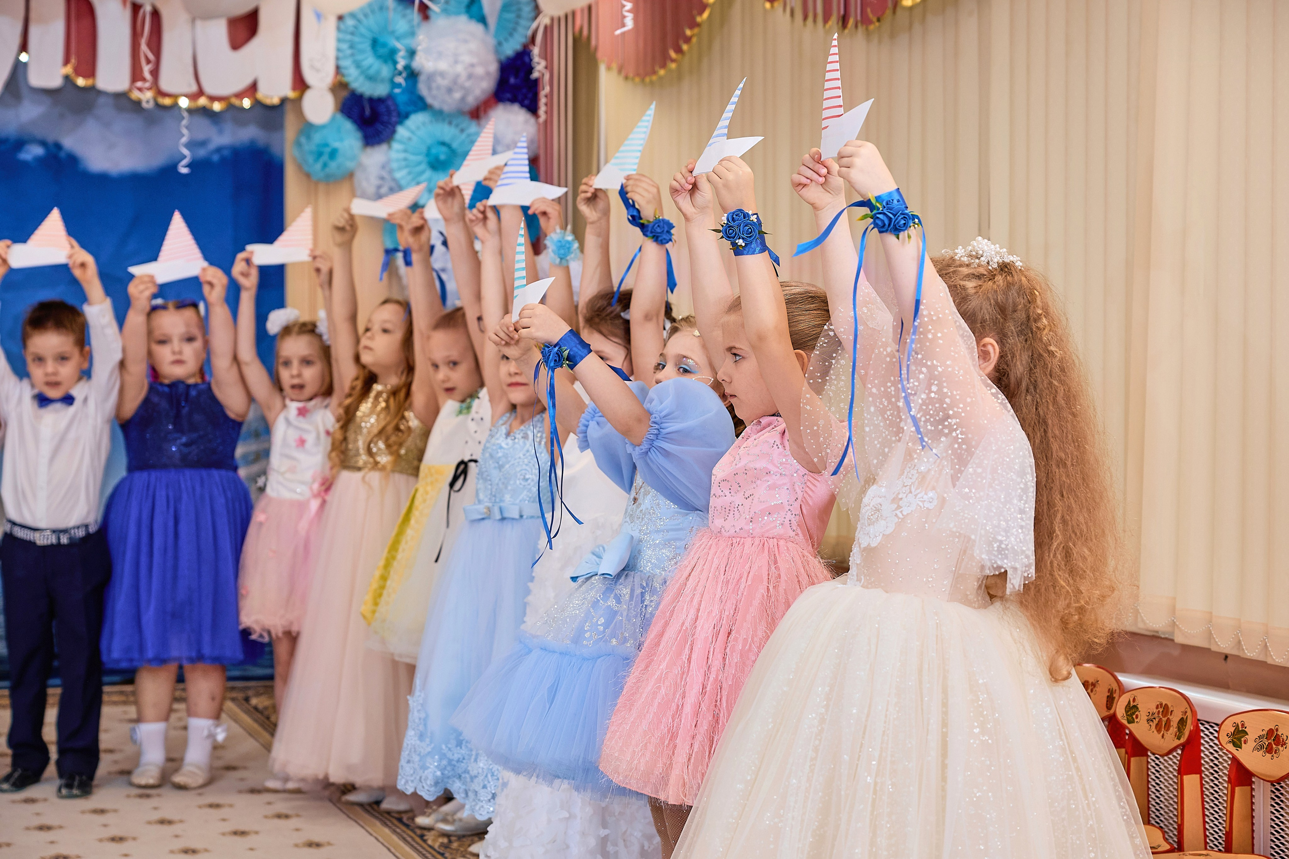 Фотосъёмка выпускного утренника в детском саду. Выпускные альбомы в Москве фотограф Алина Пащук