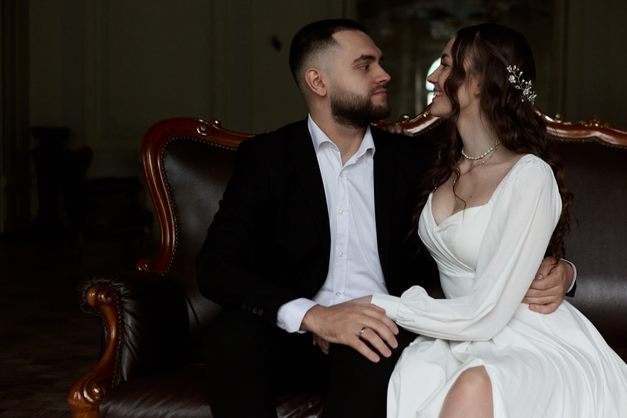 Свадебная фотосессия в студии в Москве