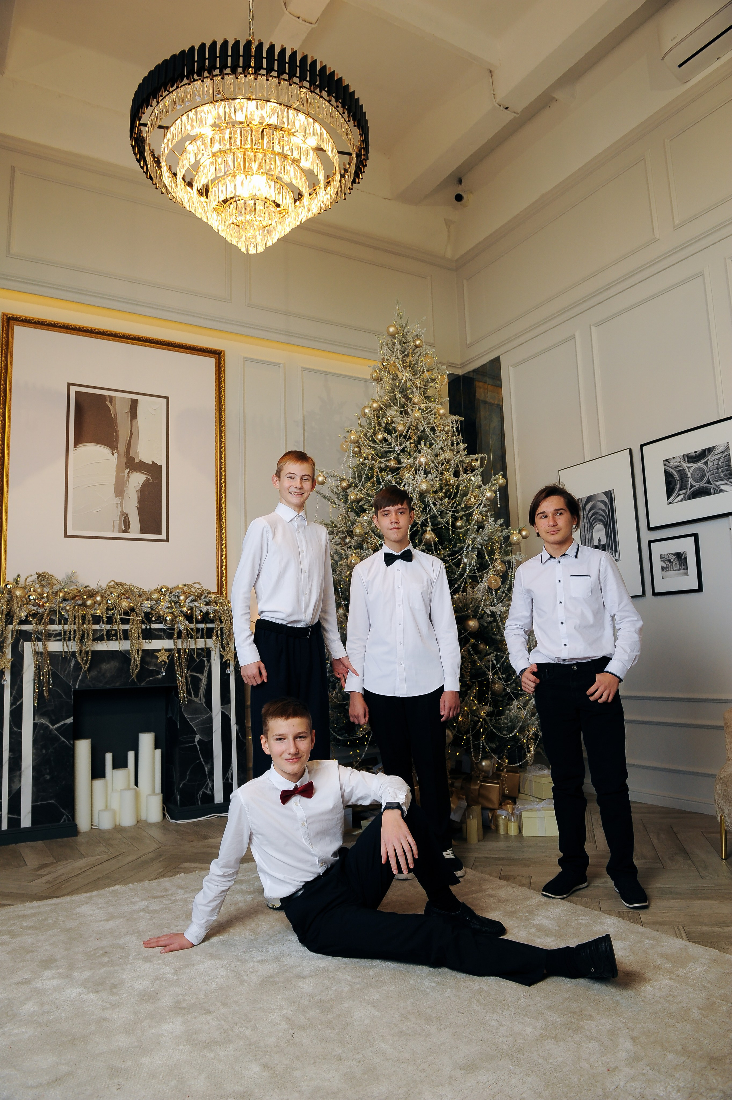 Школьная новогодняя фотосессия. Фотограф, визажист. Москва