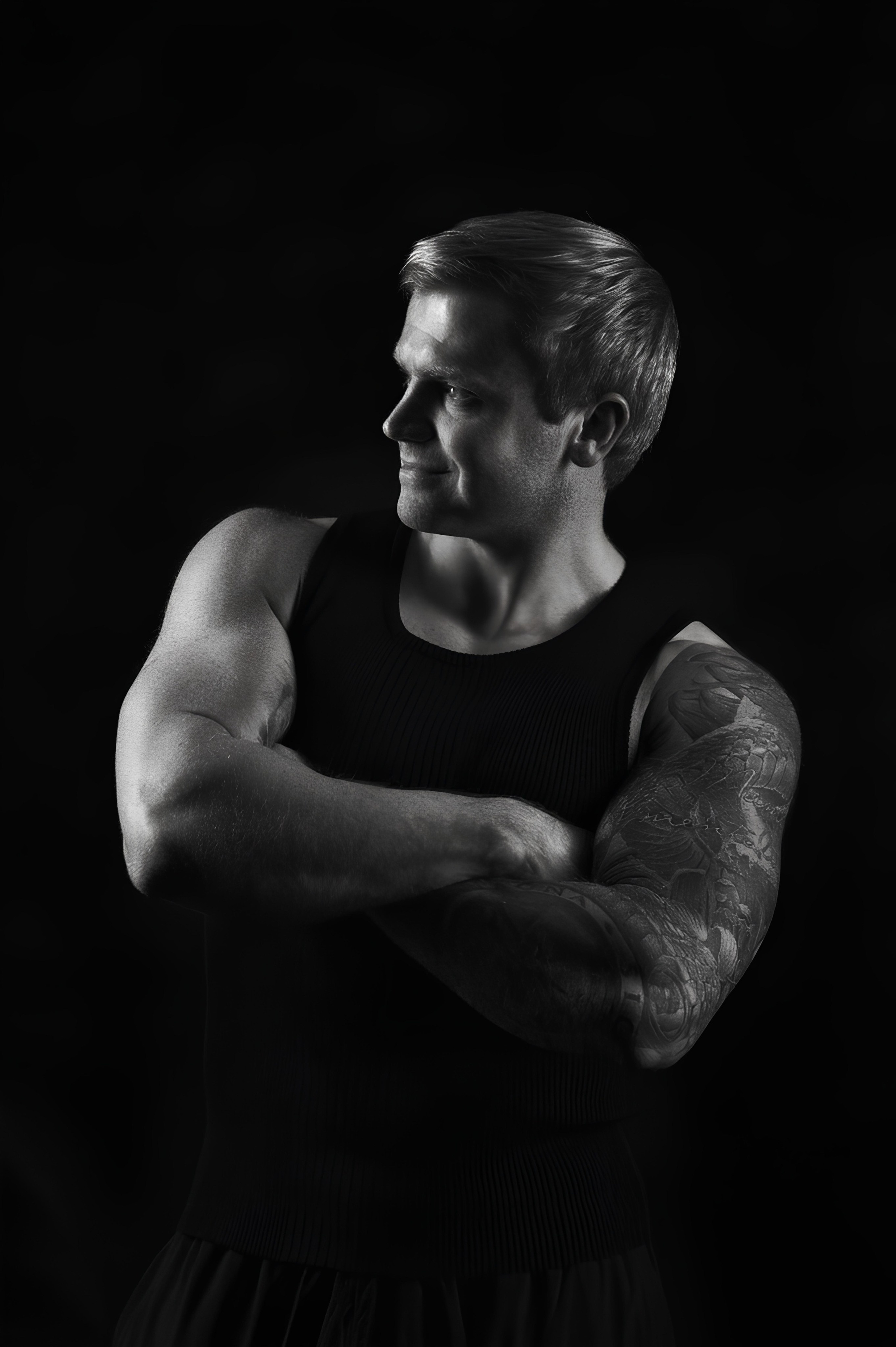 «Спортсмен ЧБ». Фотограф в Санкт-Петербурге — фотопрогулки и фотосессии