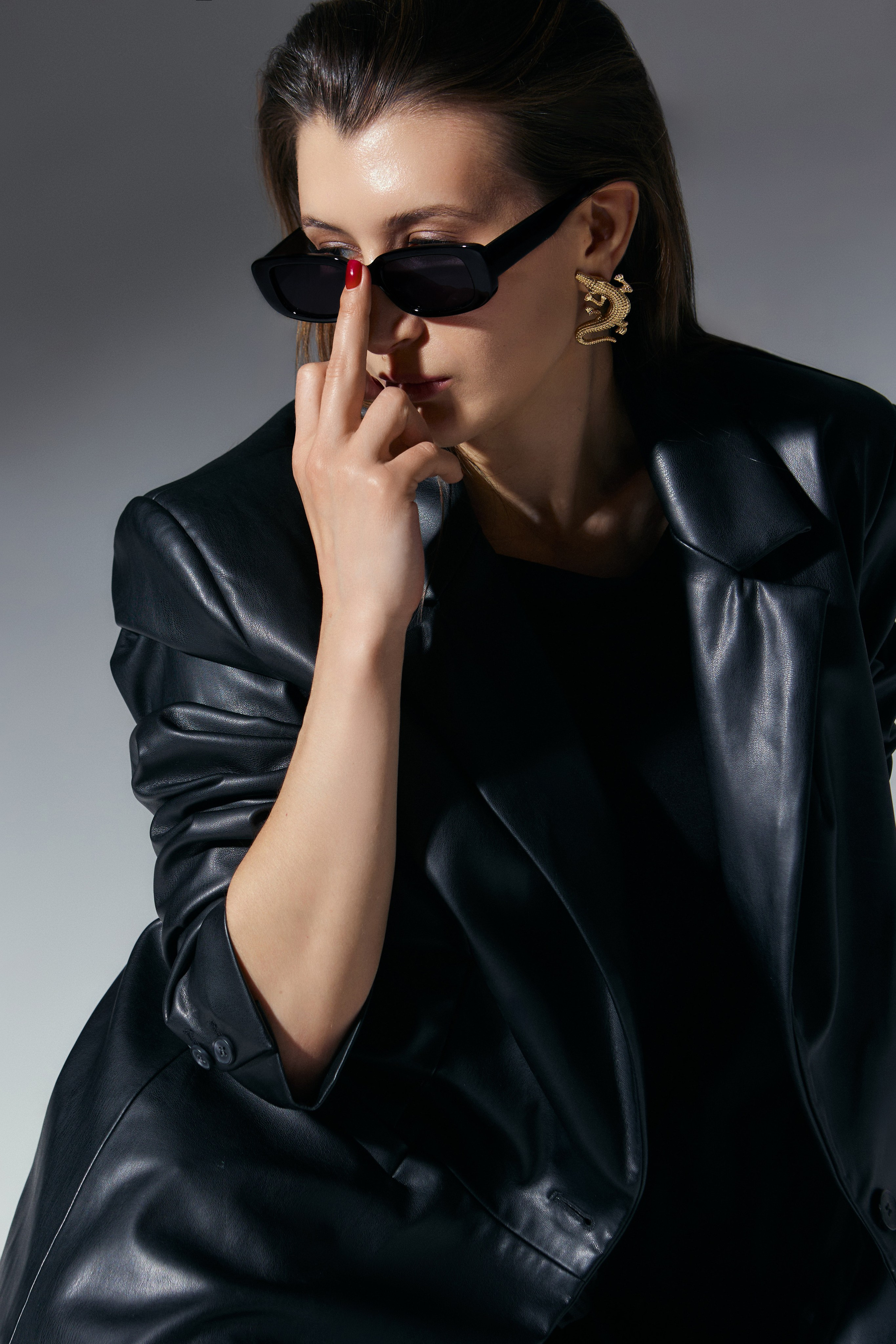 Стильная фотосессия в студии от портретного фотографа Калагиной Светланы в Москве