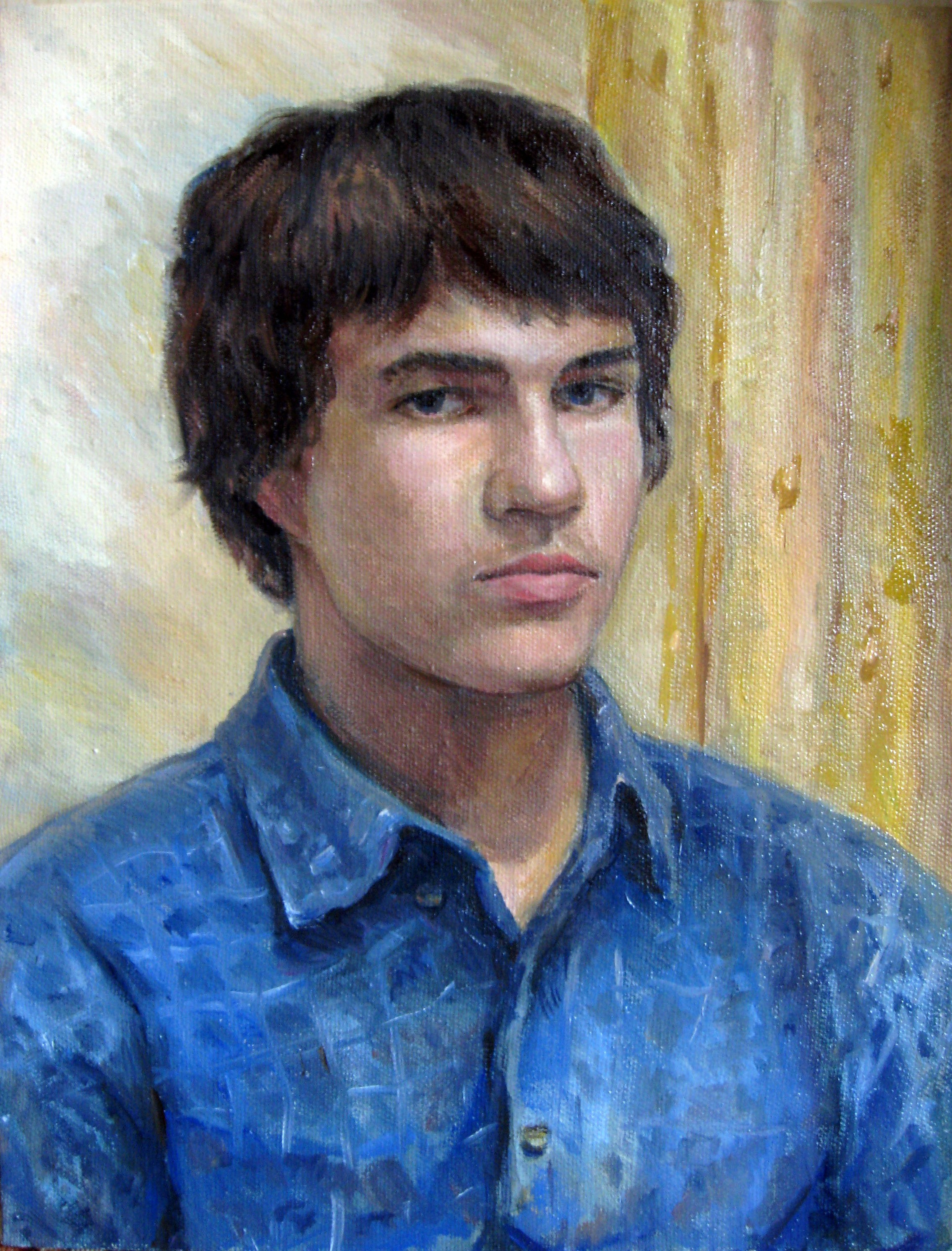 Портрет ученика Кирилла, холст / масло, 2007