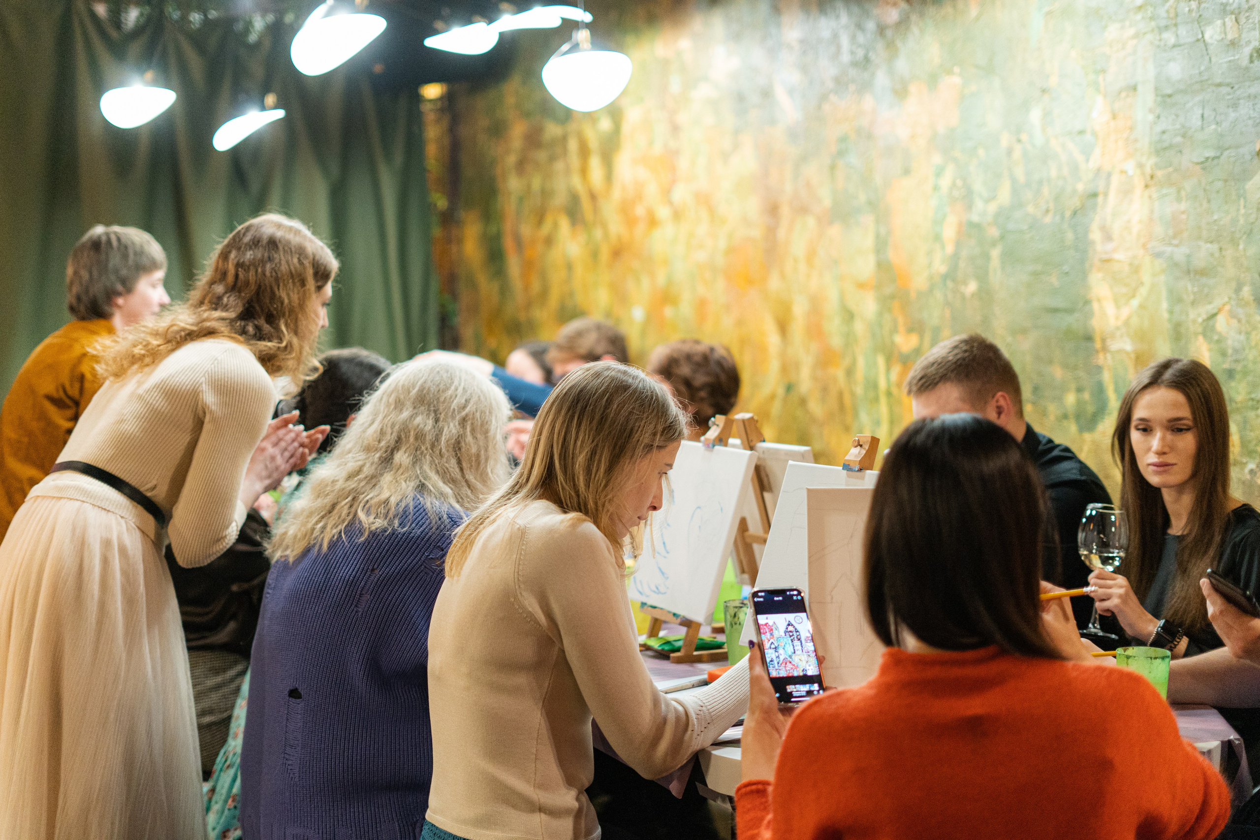 Корпоратив Teach Me Art 2. Портретный фотограф в Москве и Санкт-Петербурге Арина Чех