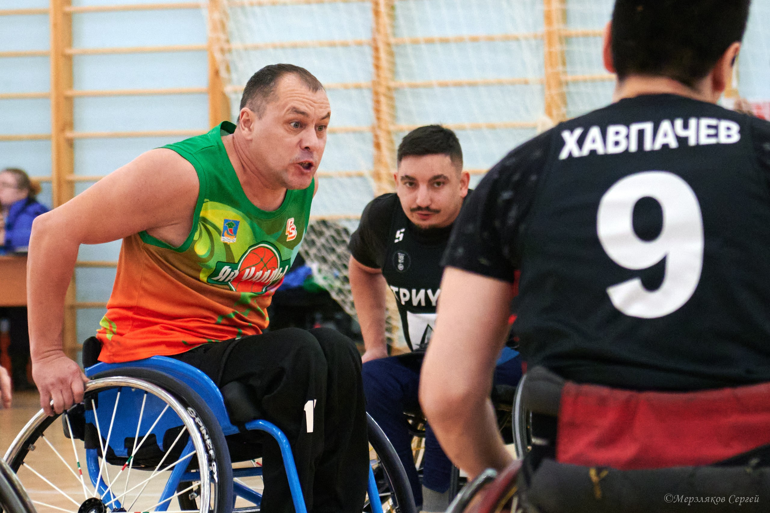 X традиционный Рождественский турнир по баскетболу на колясках. Ижевск. Спортивный репортажный фотограф в Ижевске Сергей Мерзляков