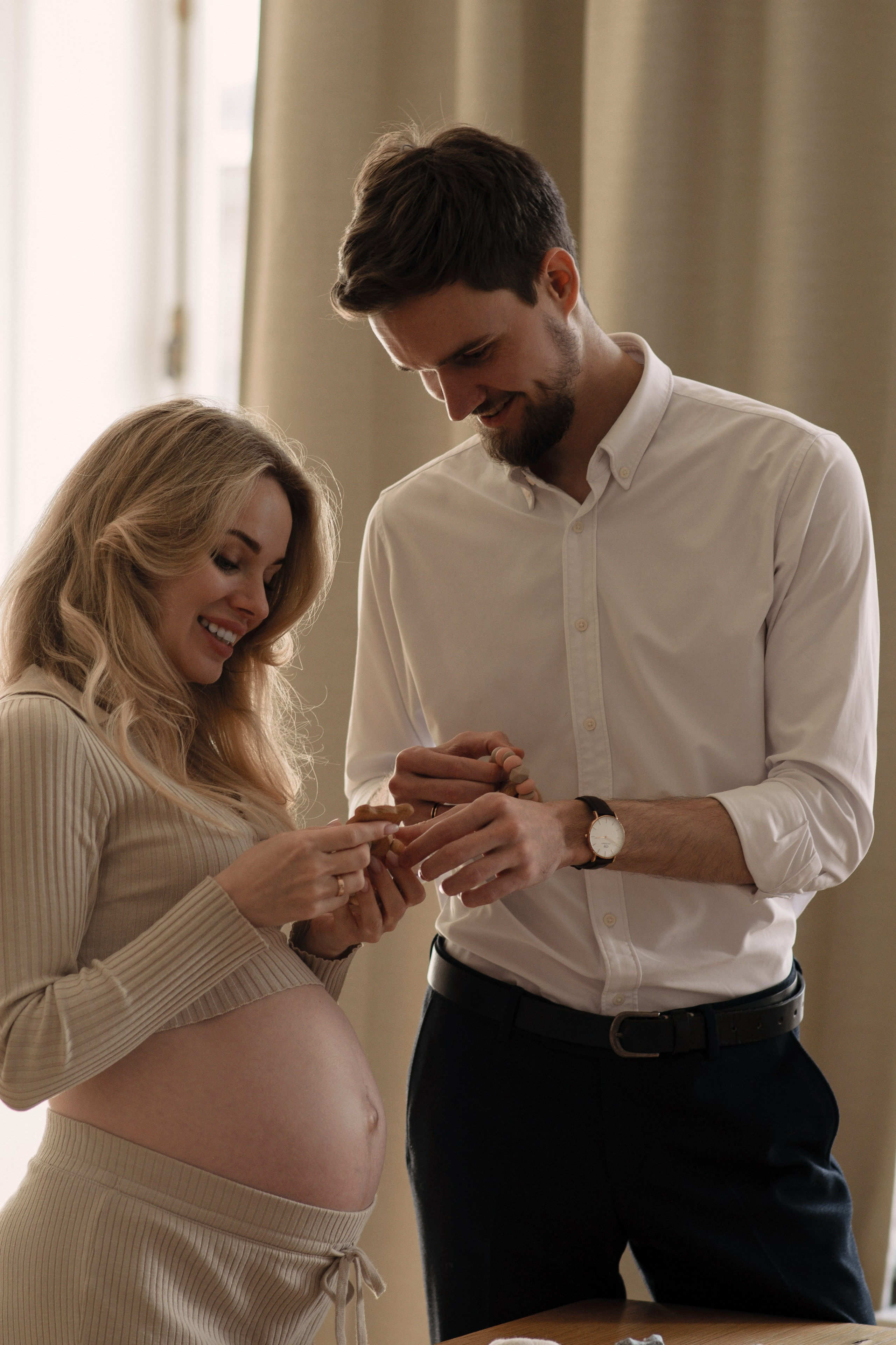 Фотосессия беременности с мужем