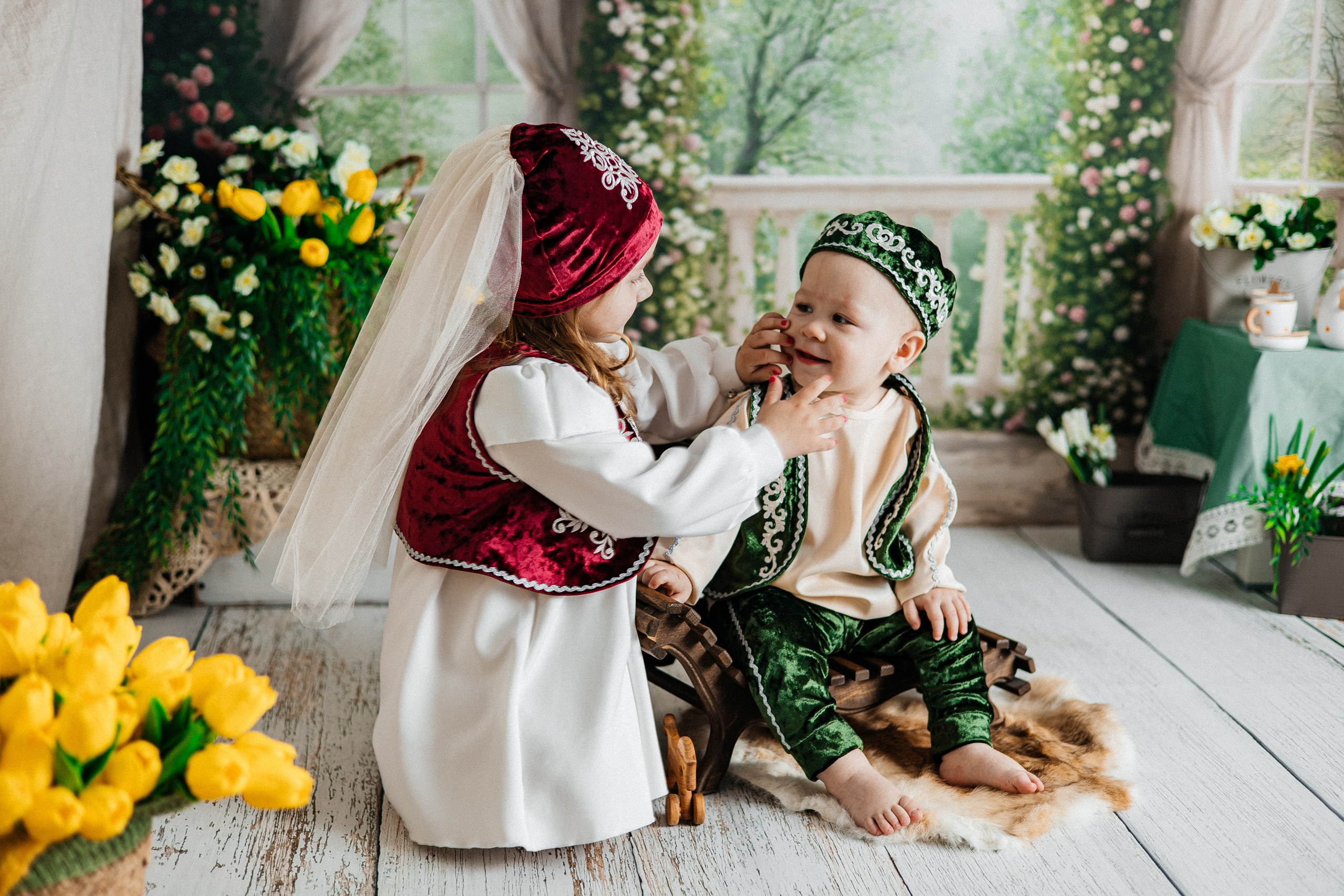 Красота костюма «татарский». Фотограф новорождённых Екатерина Боброва. Ульяновск