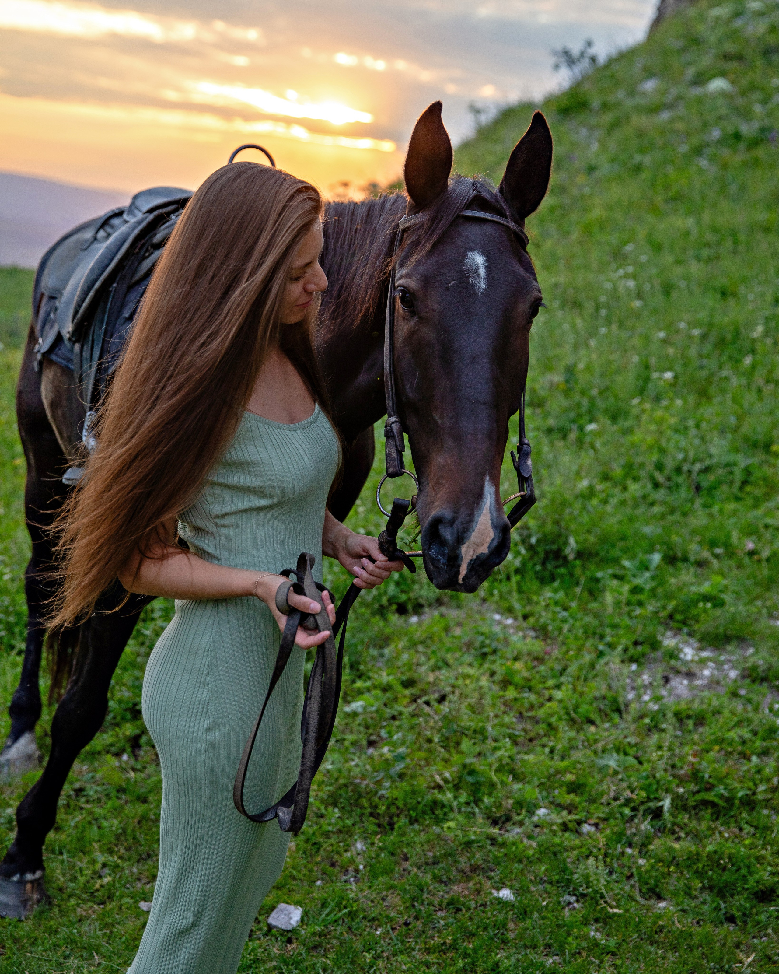 Фотосессия в конном клубе на лошадях. Фотограф в Кисловодске Юлия Федоренко