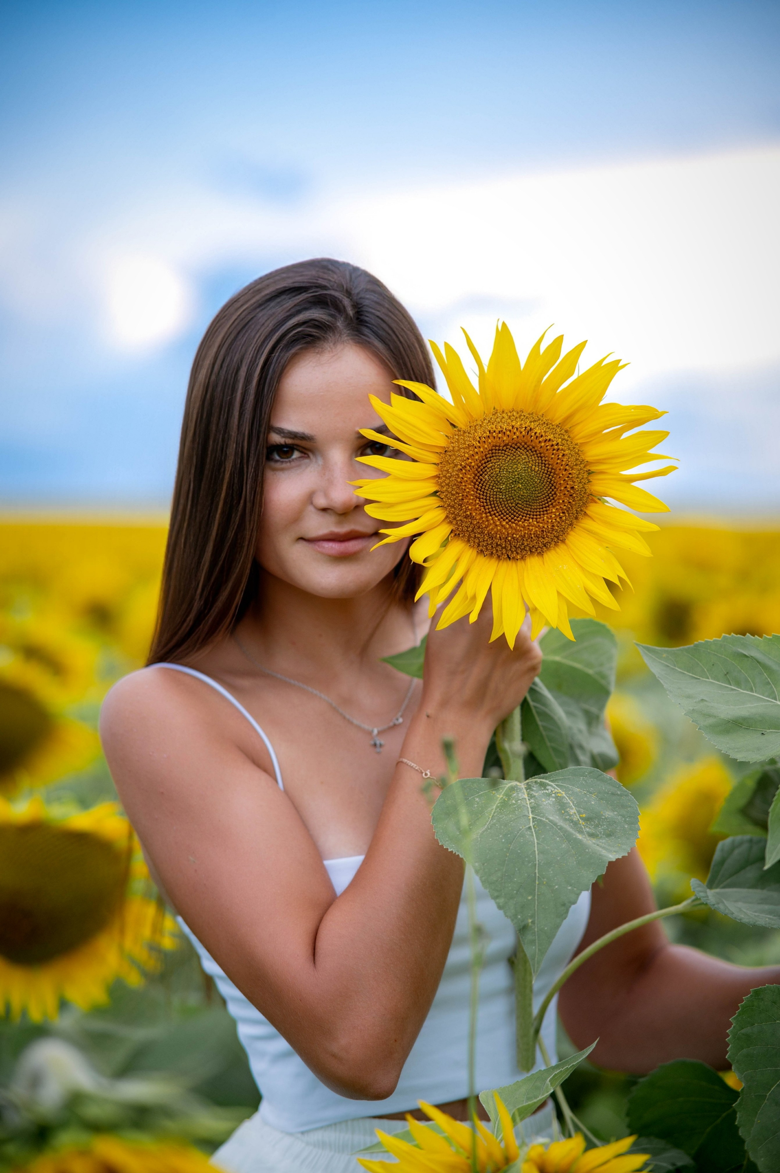 Подсолнуховое поле. Семейный и свадебный фотограф в Абакане Юлия Су