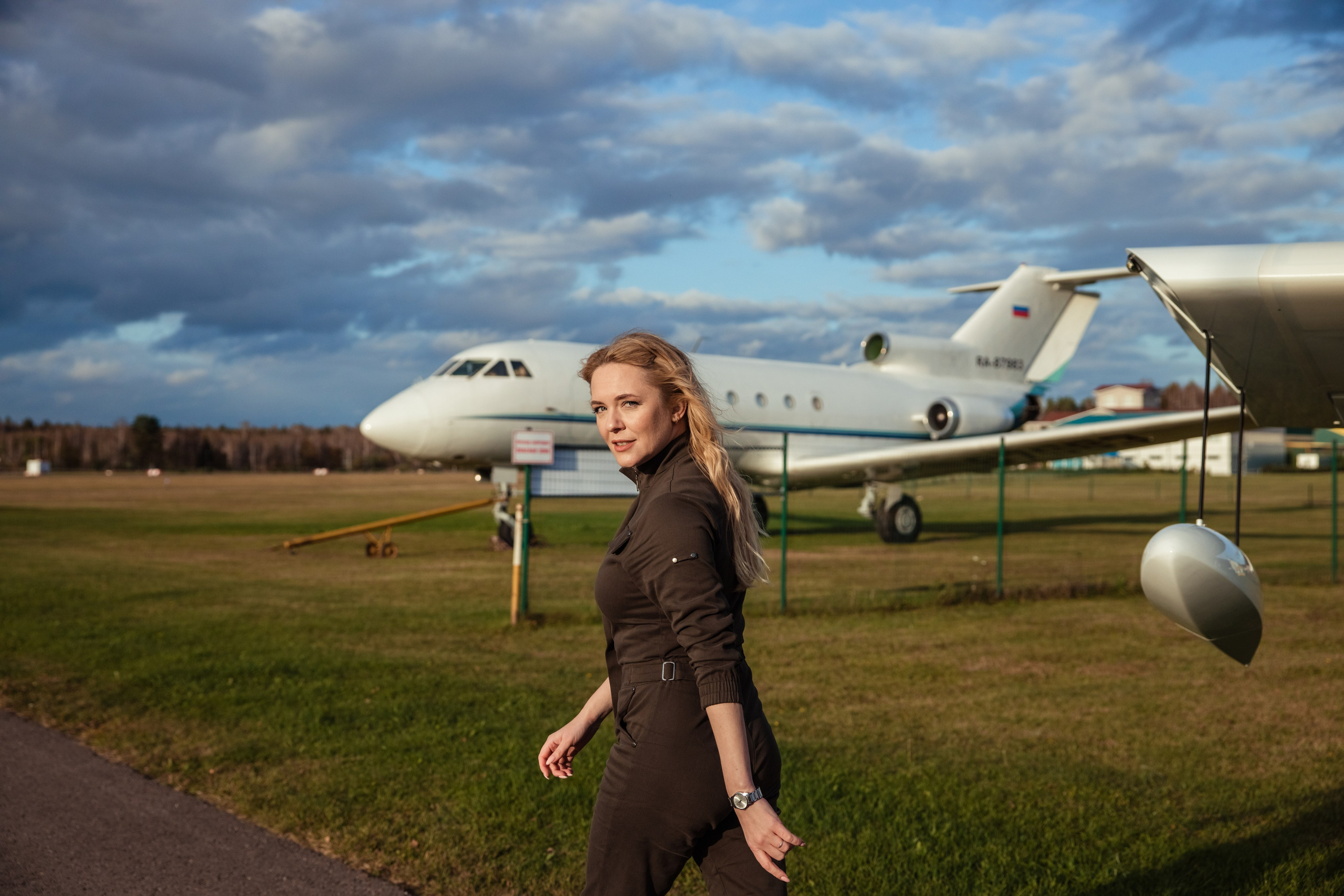 Небо. Самолет. Девушка. Семейный и женский фотограф в Москве и Подольске Анна Корн