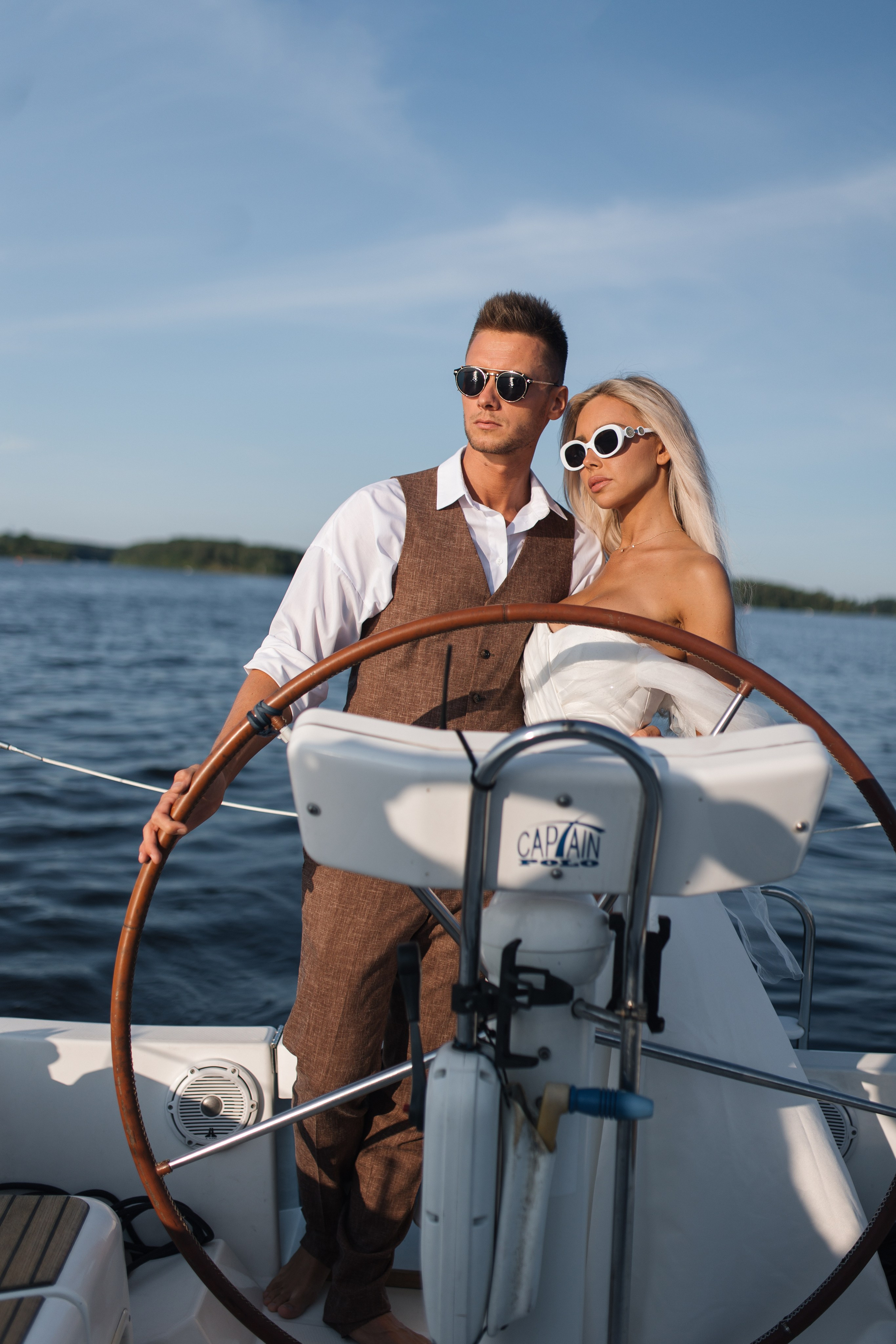 Яхта. Фотограф Антон Стренковский. Свадебная хроника в Москве