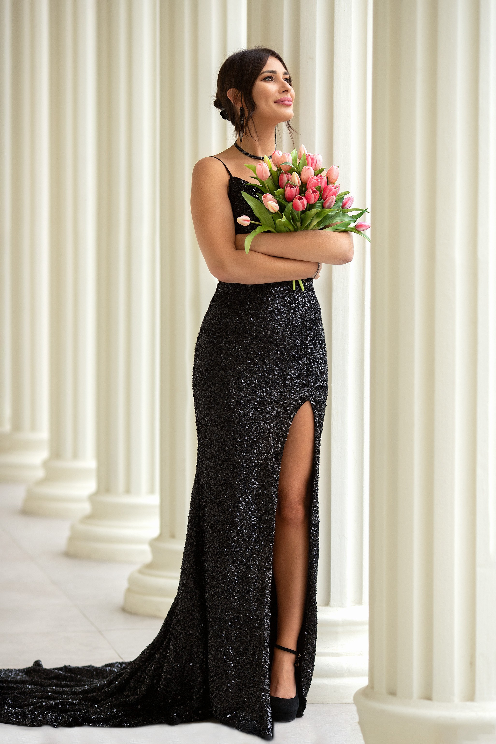 Фотопроект «Шикарный черный». Женский и портретный фотограф Мила Прошина. Краснодаар