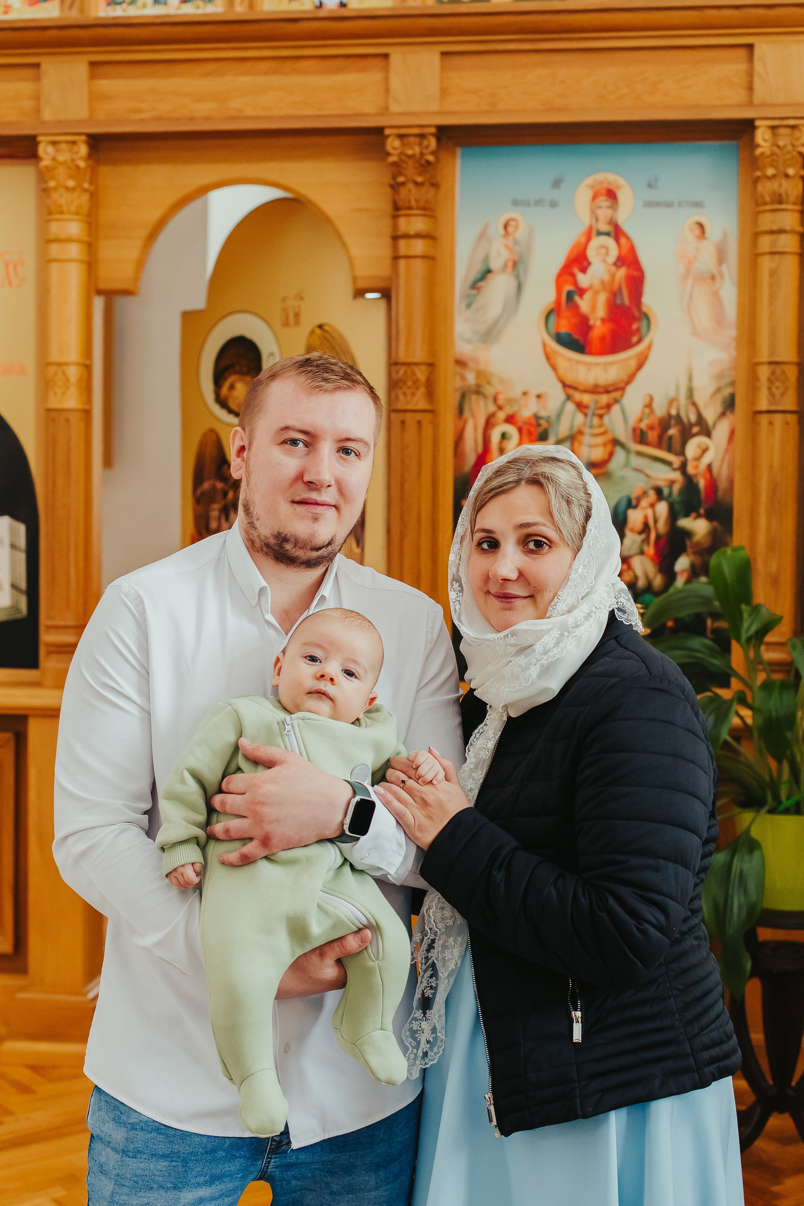 Фотосъемка крещения ребенка. Фотограф новорожденных и детский в Сергиевом Посаде Кругликова Юлия