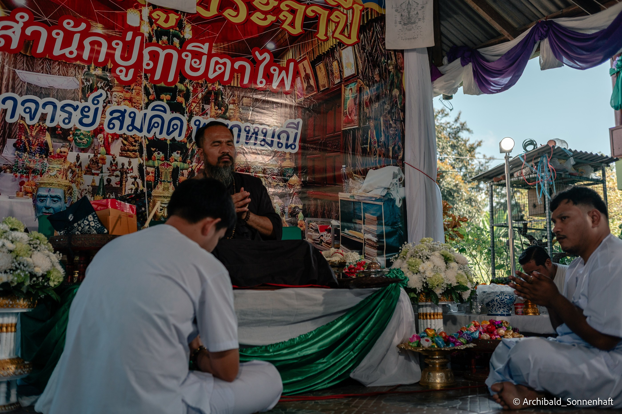 Thai monk. Photographer in Guangzhou, China. Archibald Sonnenhaft