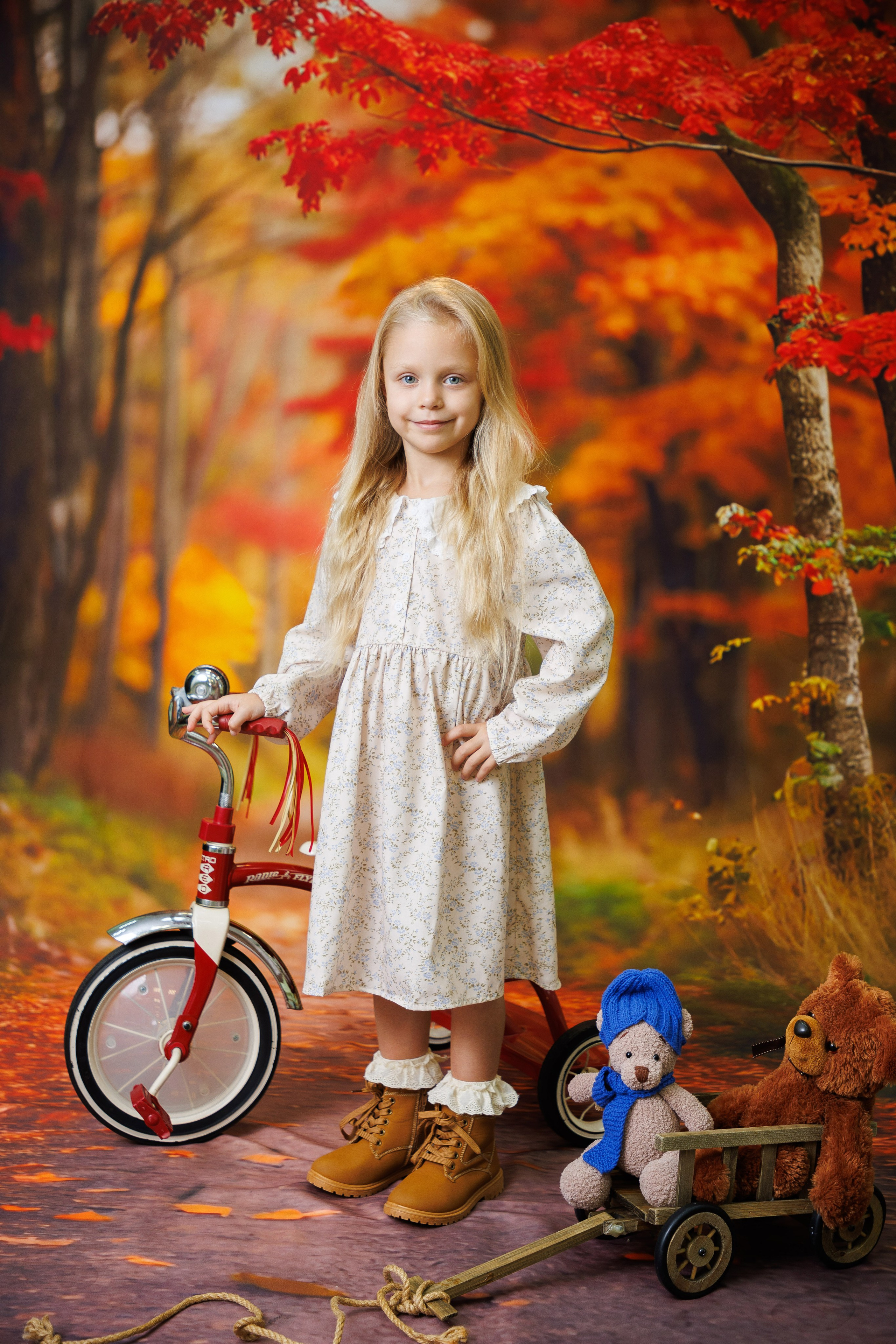 Велосипед. Детская фотостудия Москва