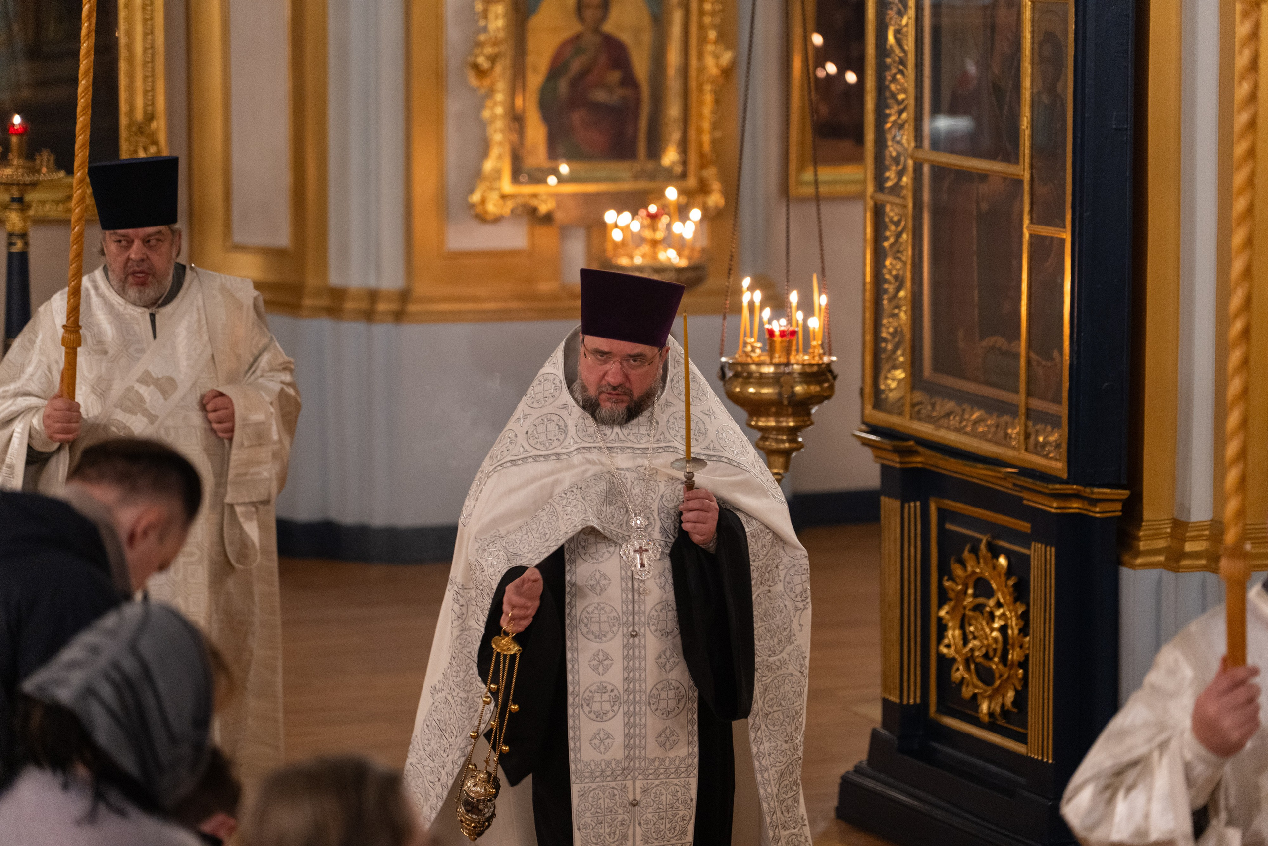 Праздничное бдение в Николо-Богоявленском морском соборе. НИКОЛО-БОГОЯВЛЕНСКИЙ МОРСКОЙ СОБОР