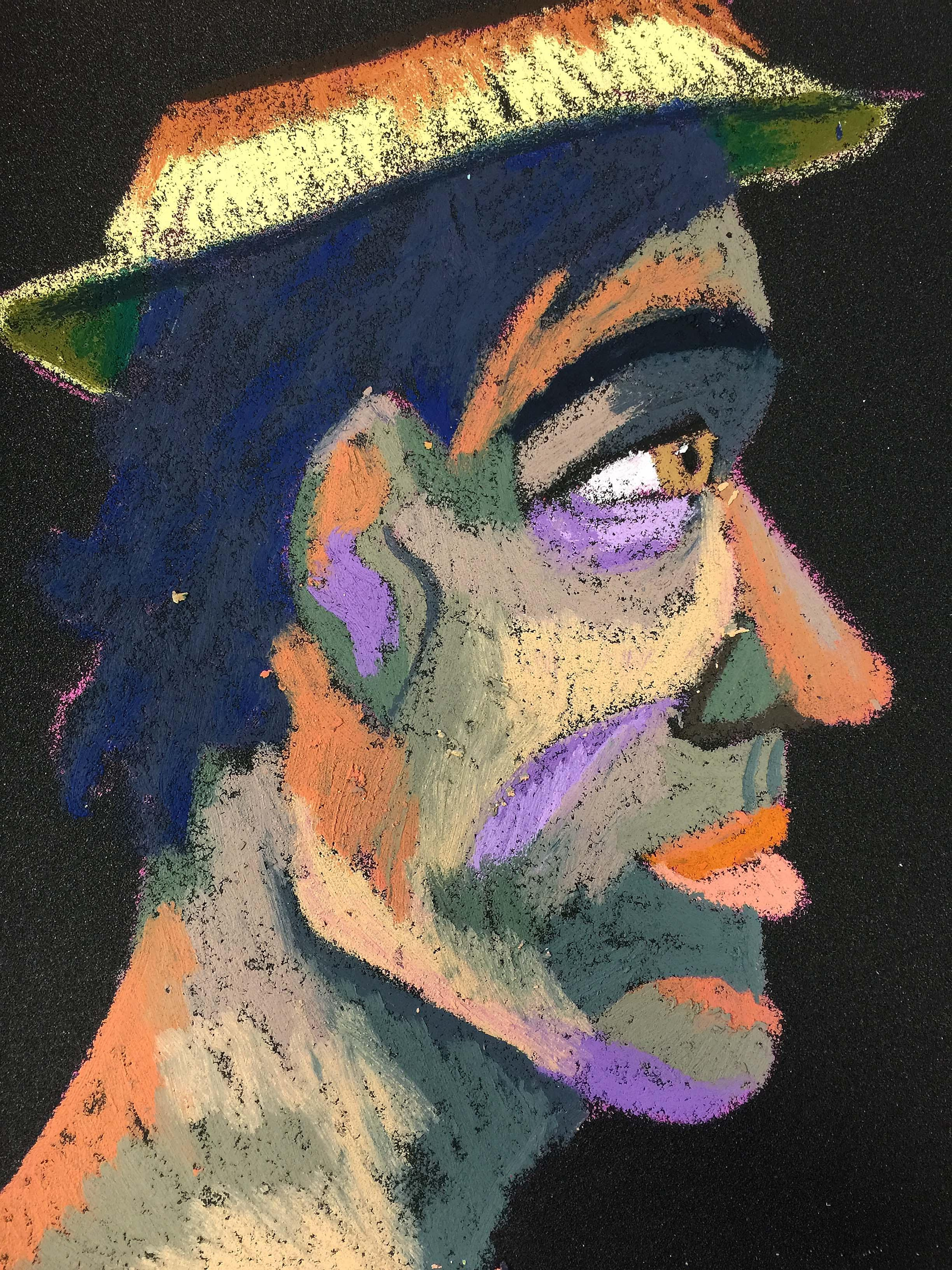 Title: A Priori Material: Oil pastel, paper Size: 28 x 23 cm