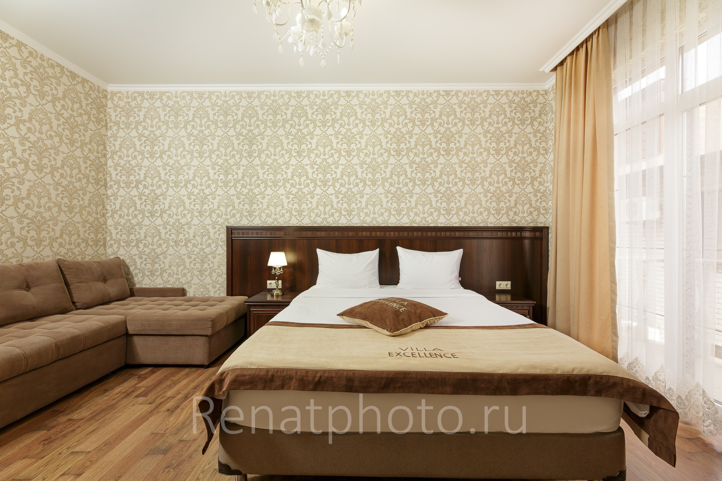 Отель «Вилла». Профессиональная фотосъёмка интерьеров, предметная фотосессия еды для меню г. Анапа