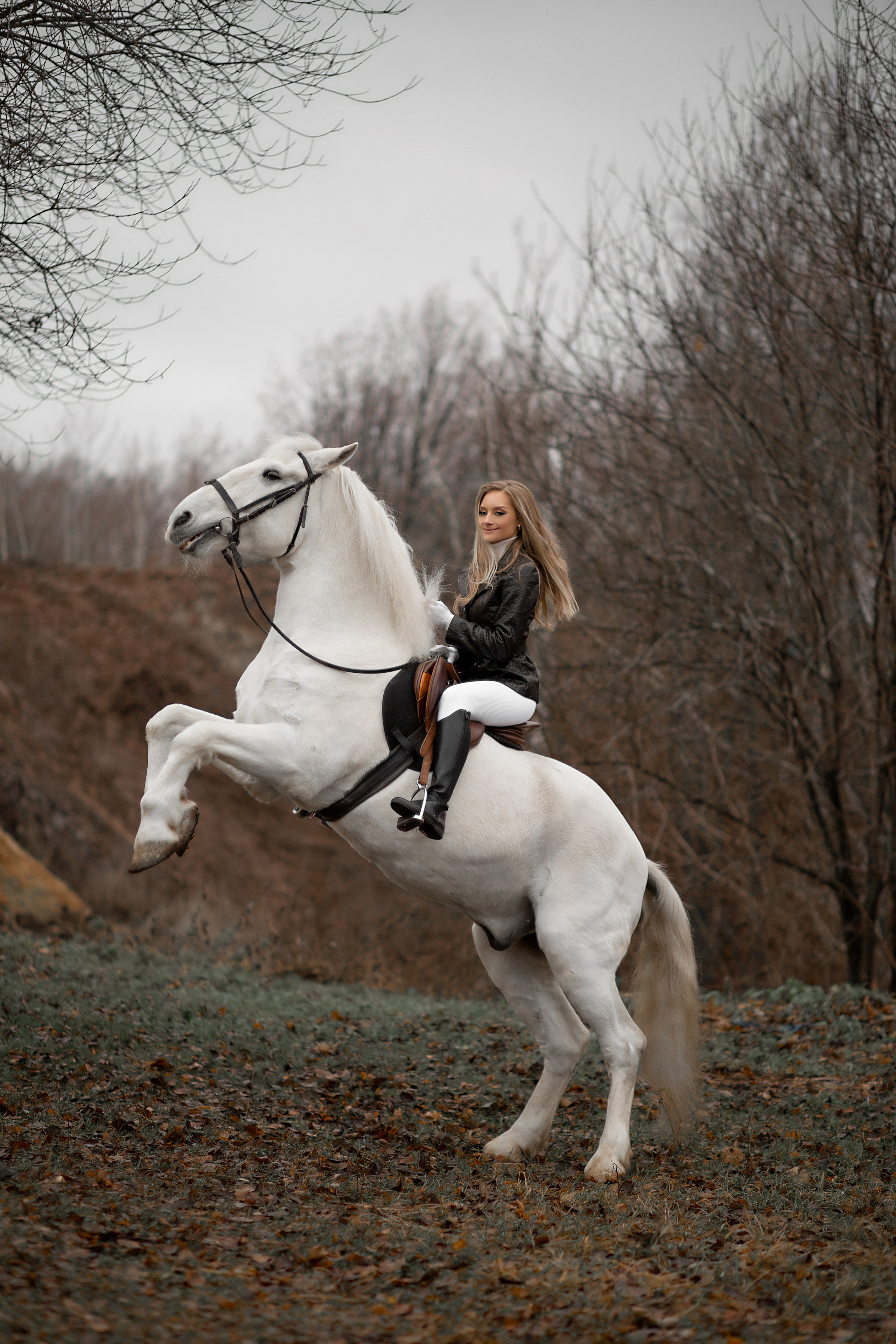 Галина и Воробей. Фотосессия с лошадьми в Нижнем Новгороде