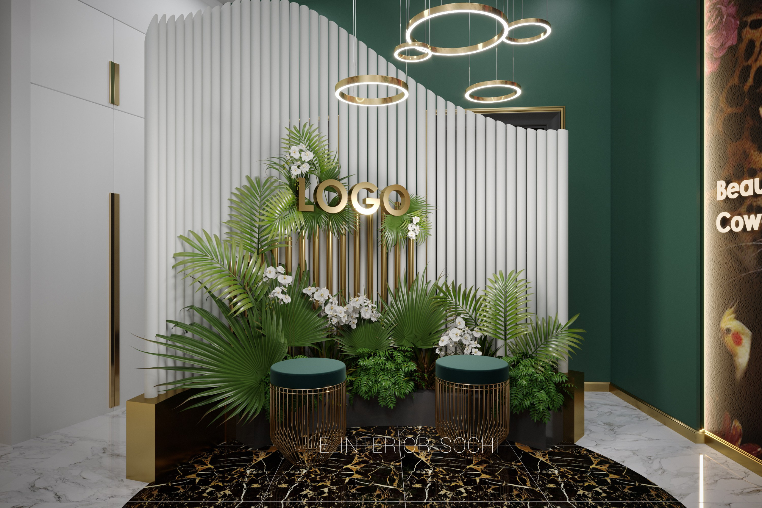 BEAUTY_KOVORK_AMAZON. Дизайн интерьера Евгения Тисленко