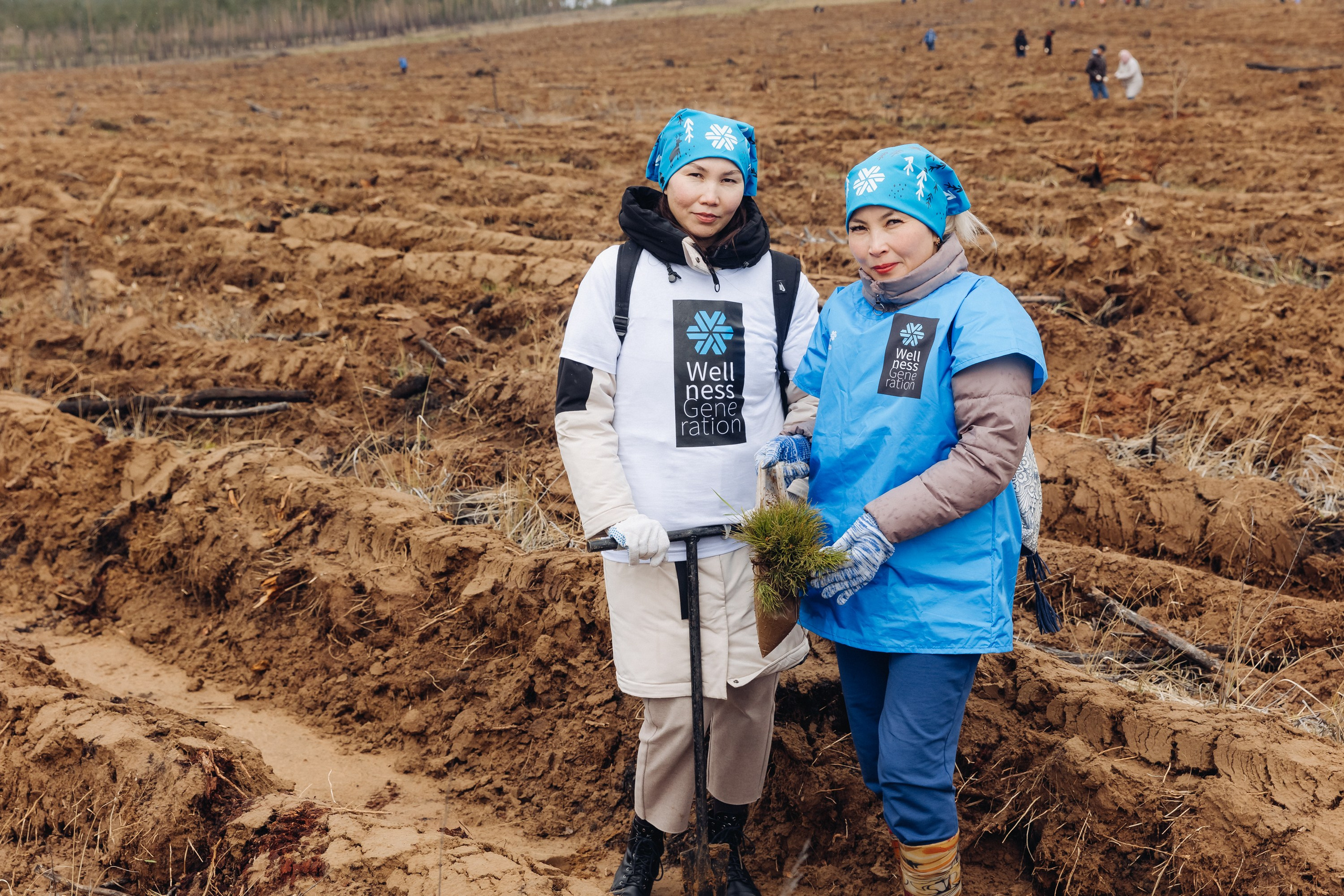Siberian wellness. Ежегодная акция по посадке деревьев. Свадебный и семейный фотограф в Улан-Удэ