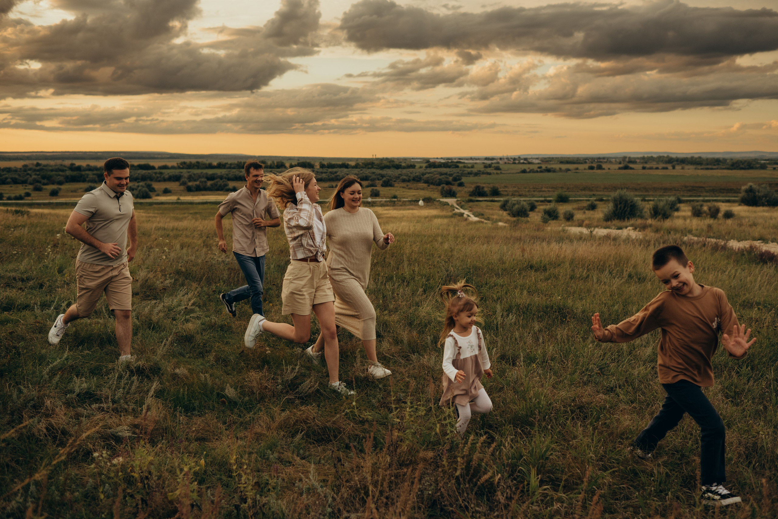 Даша Даня Ксюша Илья Саша и Ева. Свадебный и семейный фотограф в Самаре Головань Наталья